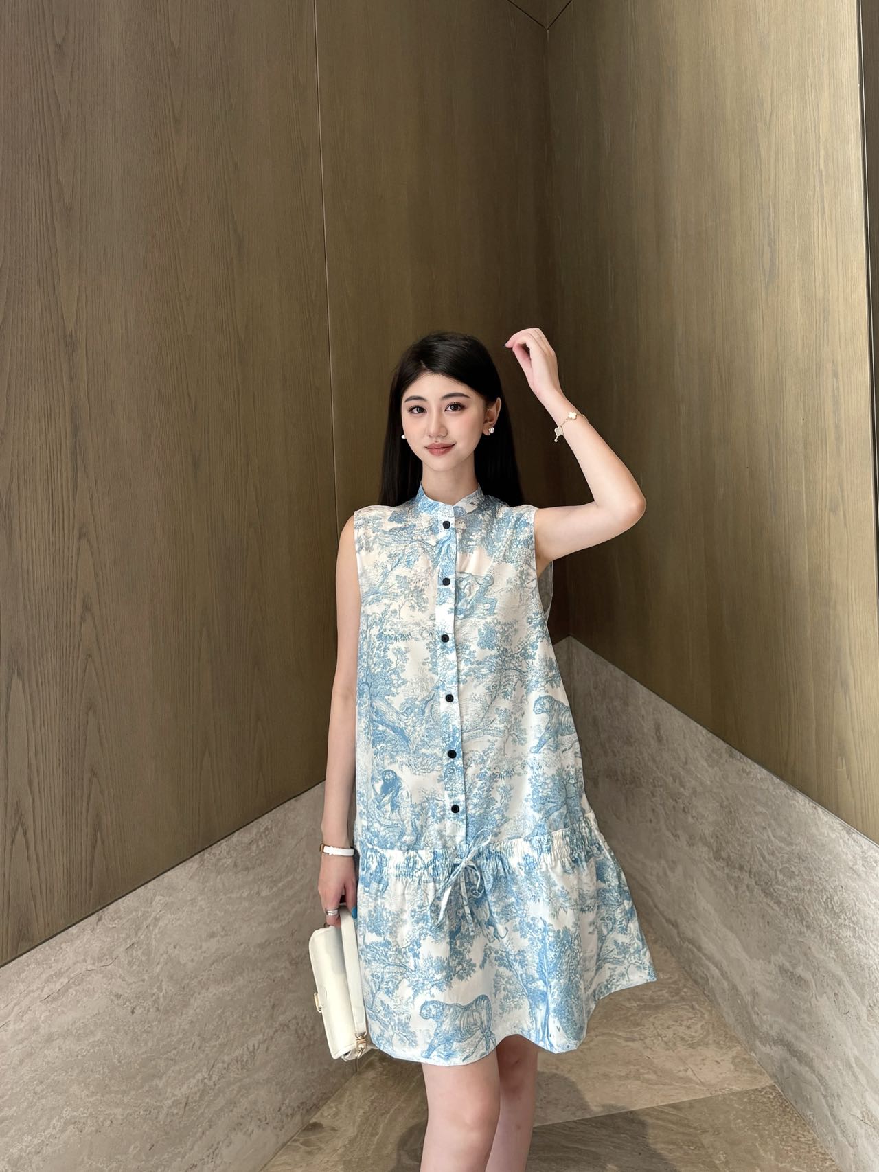D 25 New jungle animal print undershirt dress