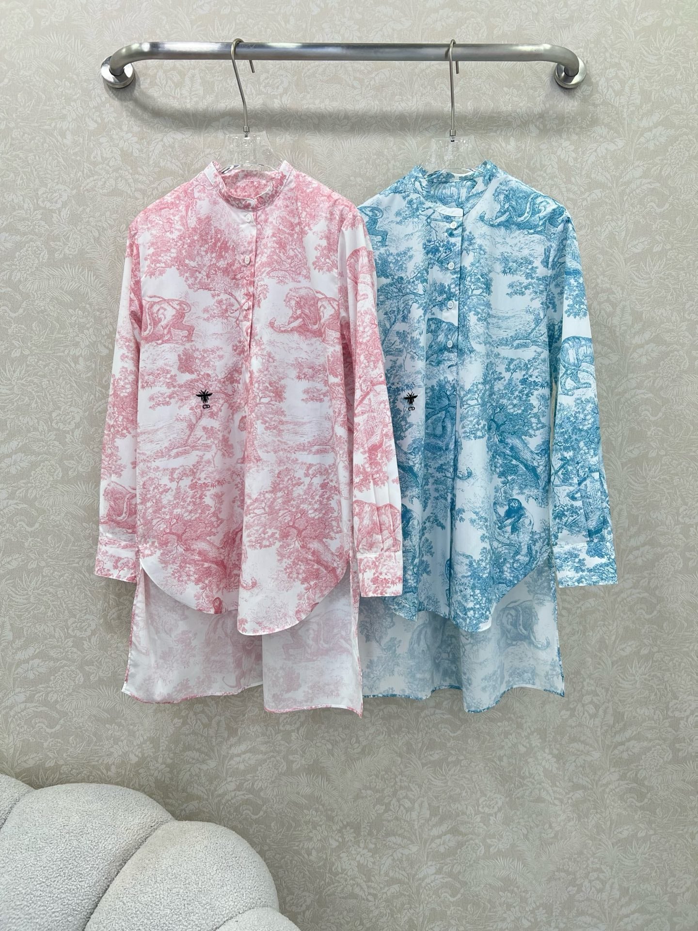 D 25 New Shirt Jungle Animal Print Long Sleeve Shirt