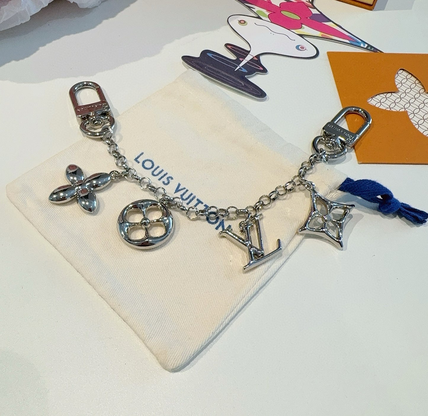 L 25 Keychains Bag Accessories Bag Charms Gold & Silver