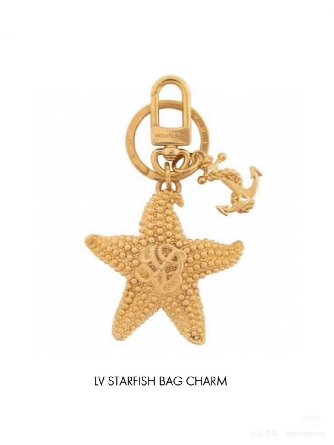 L 25 New Starfish keychain Bag charm