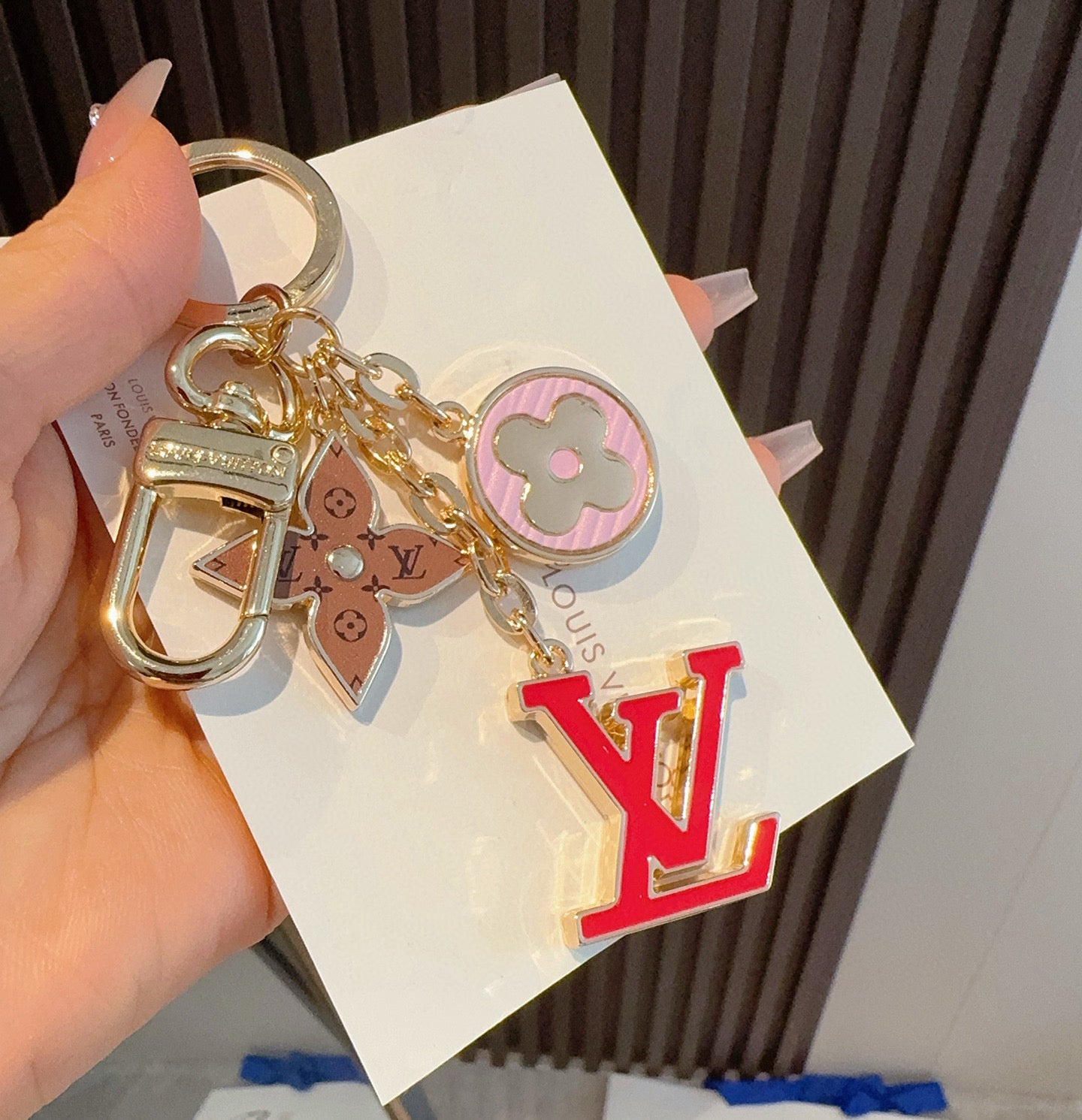 L 25 New Keychain bag charm