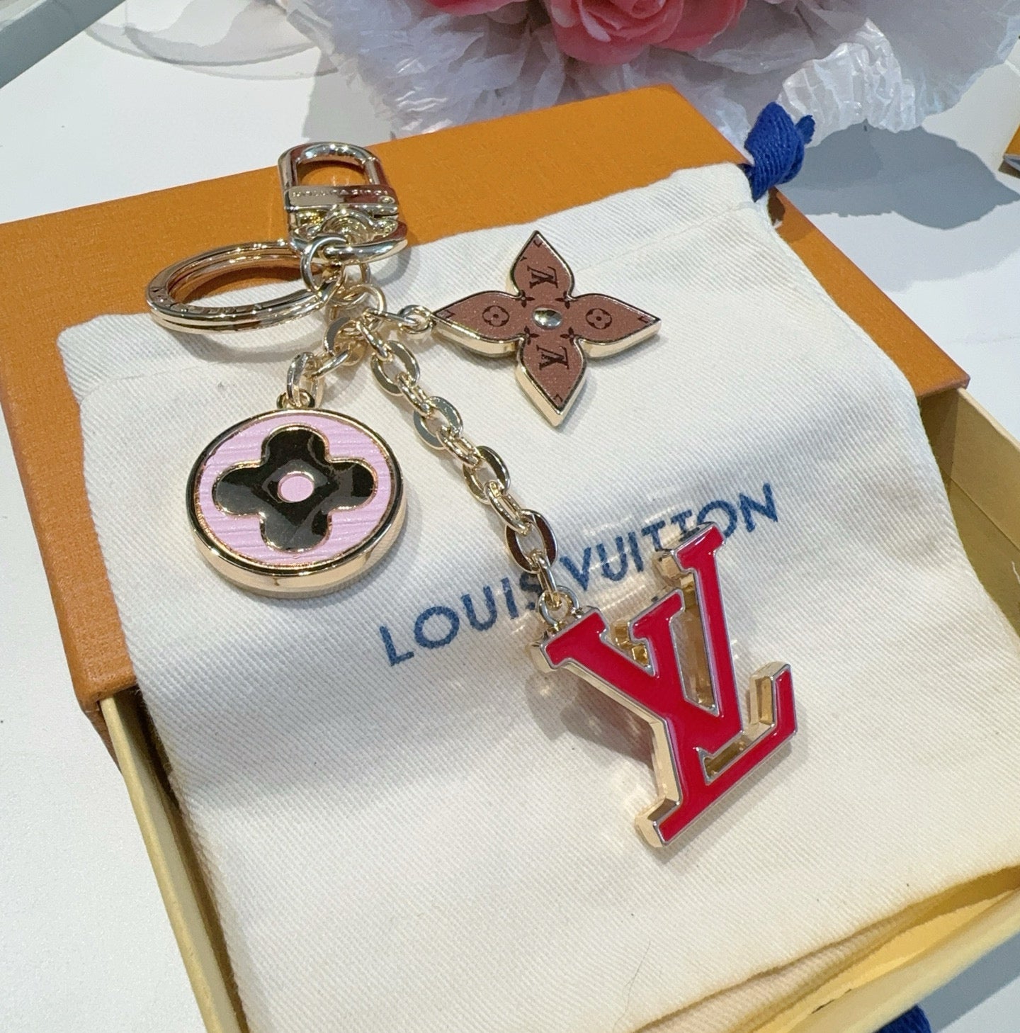 L 25 New Keychain bag charm