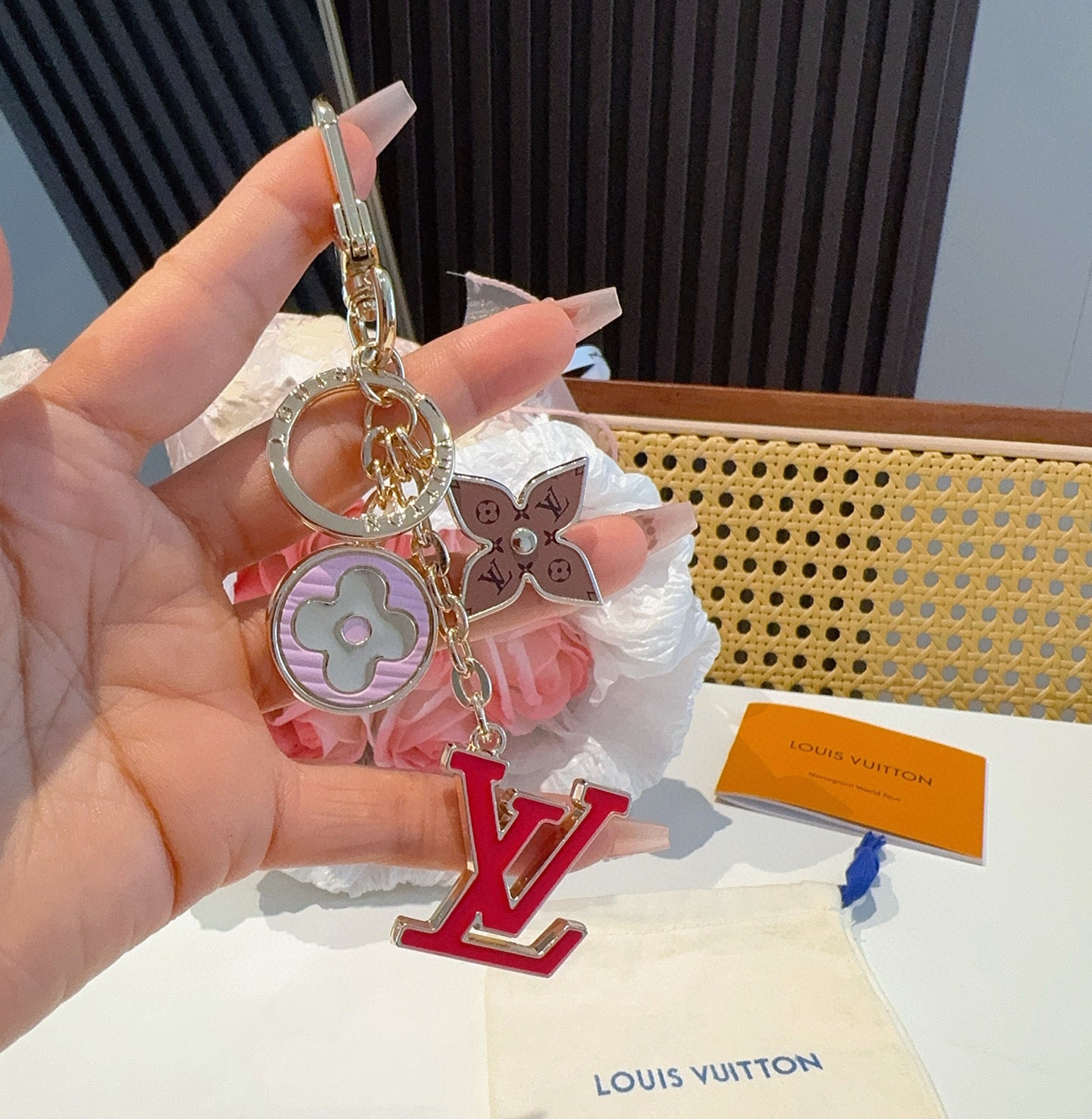 L 25 New Keychain bag charm