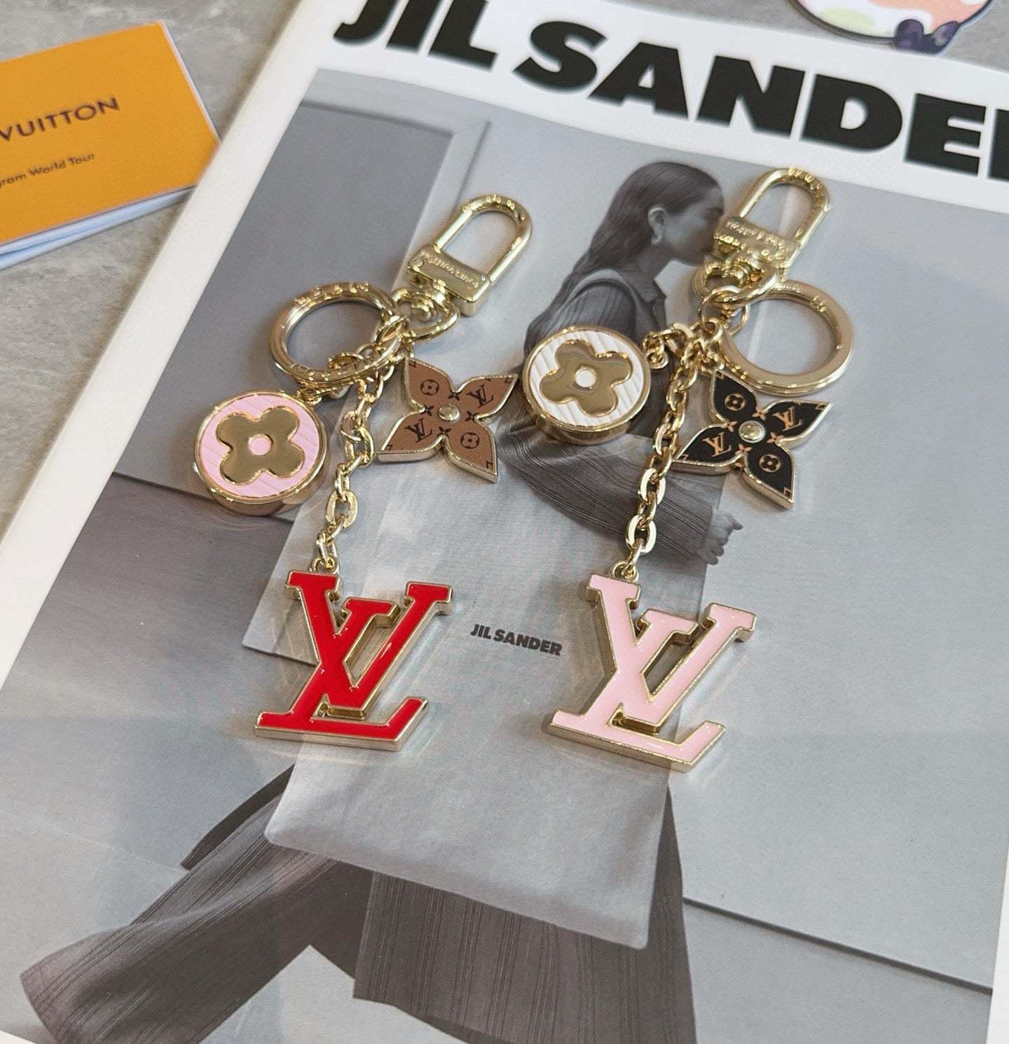 L 25 New Keychain bag charm