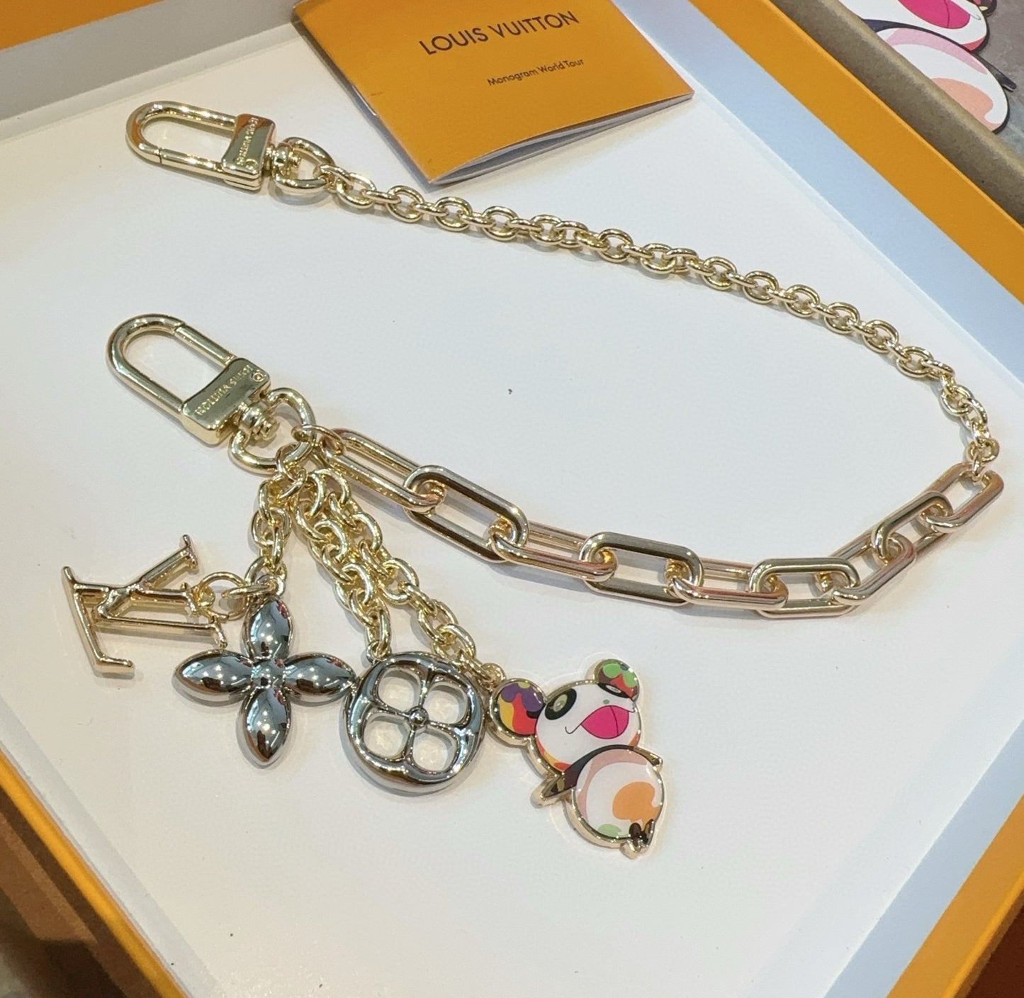 L 25 Co-branded Panda Keychain Bag Accessories