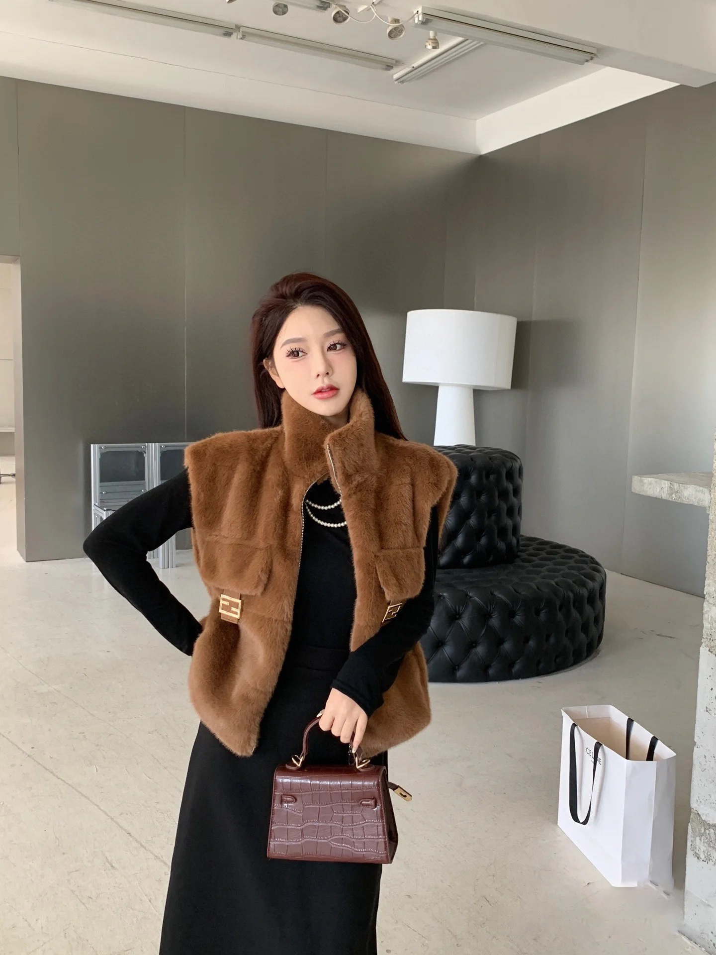 Fi 25 Merino fur vest