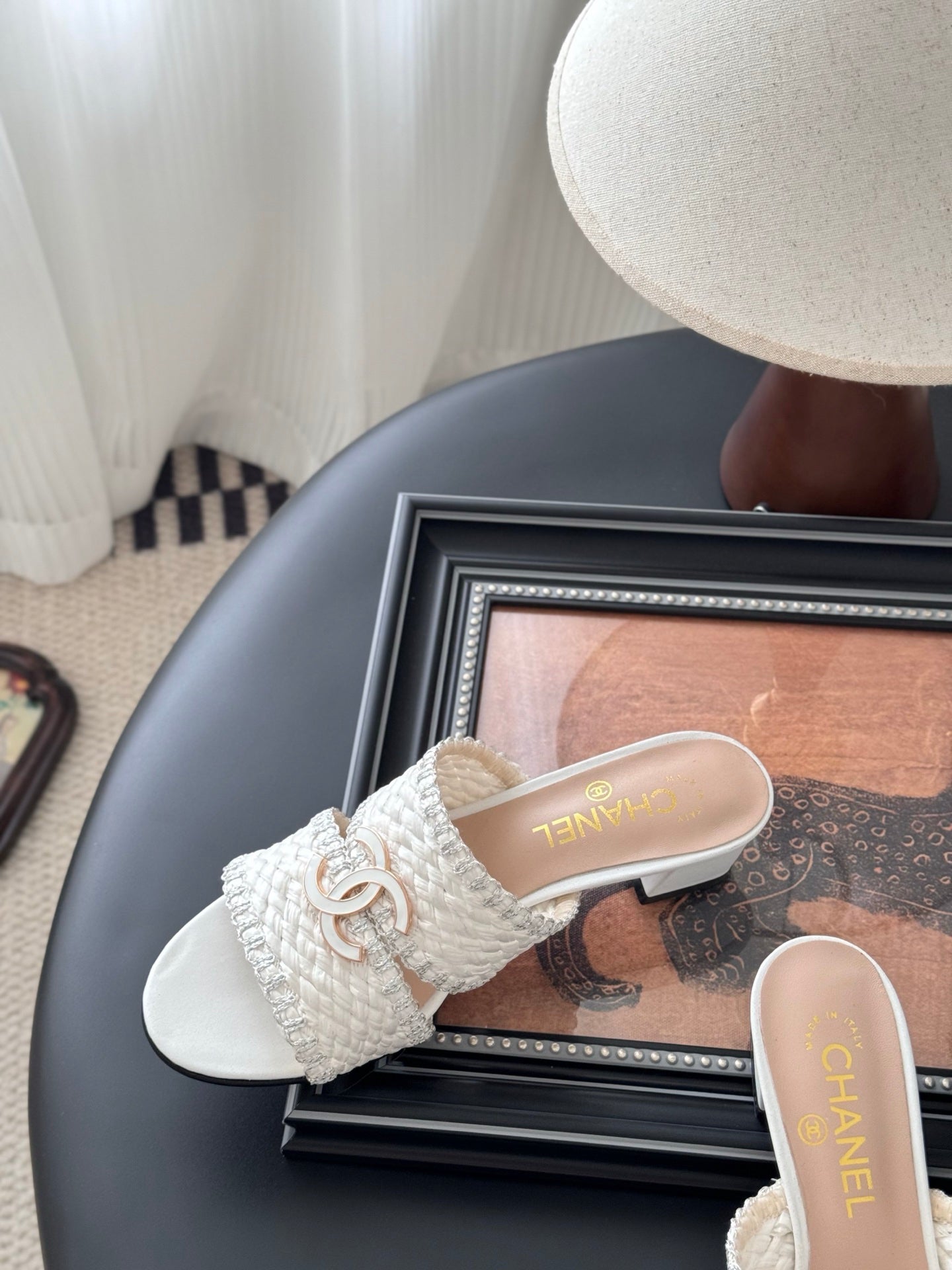 C 25 New High-heeled Slippers
