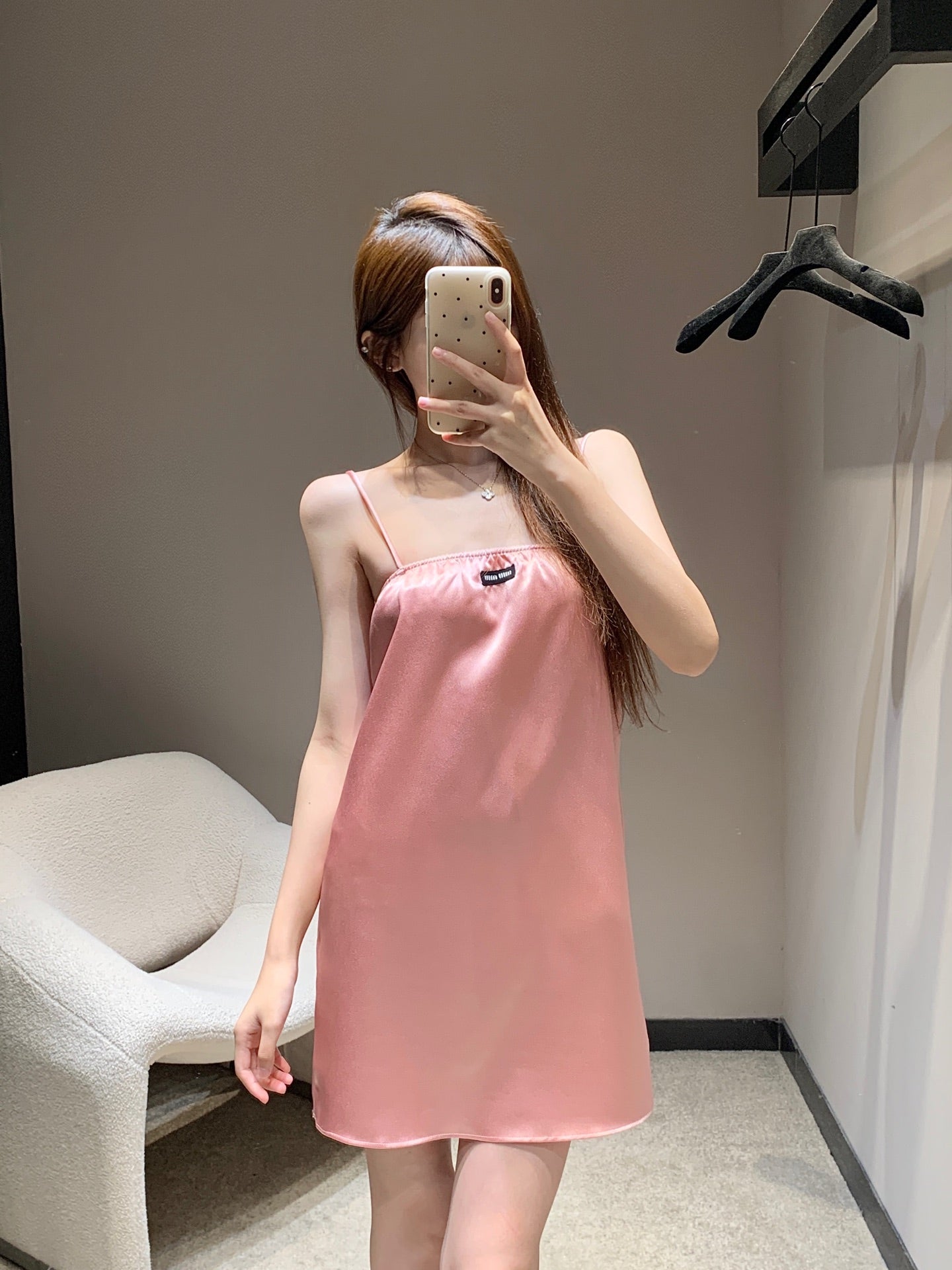 Robe à bretelles en acétate printemps/été 5Ss