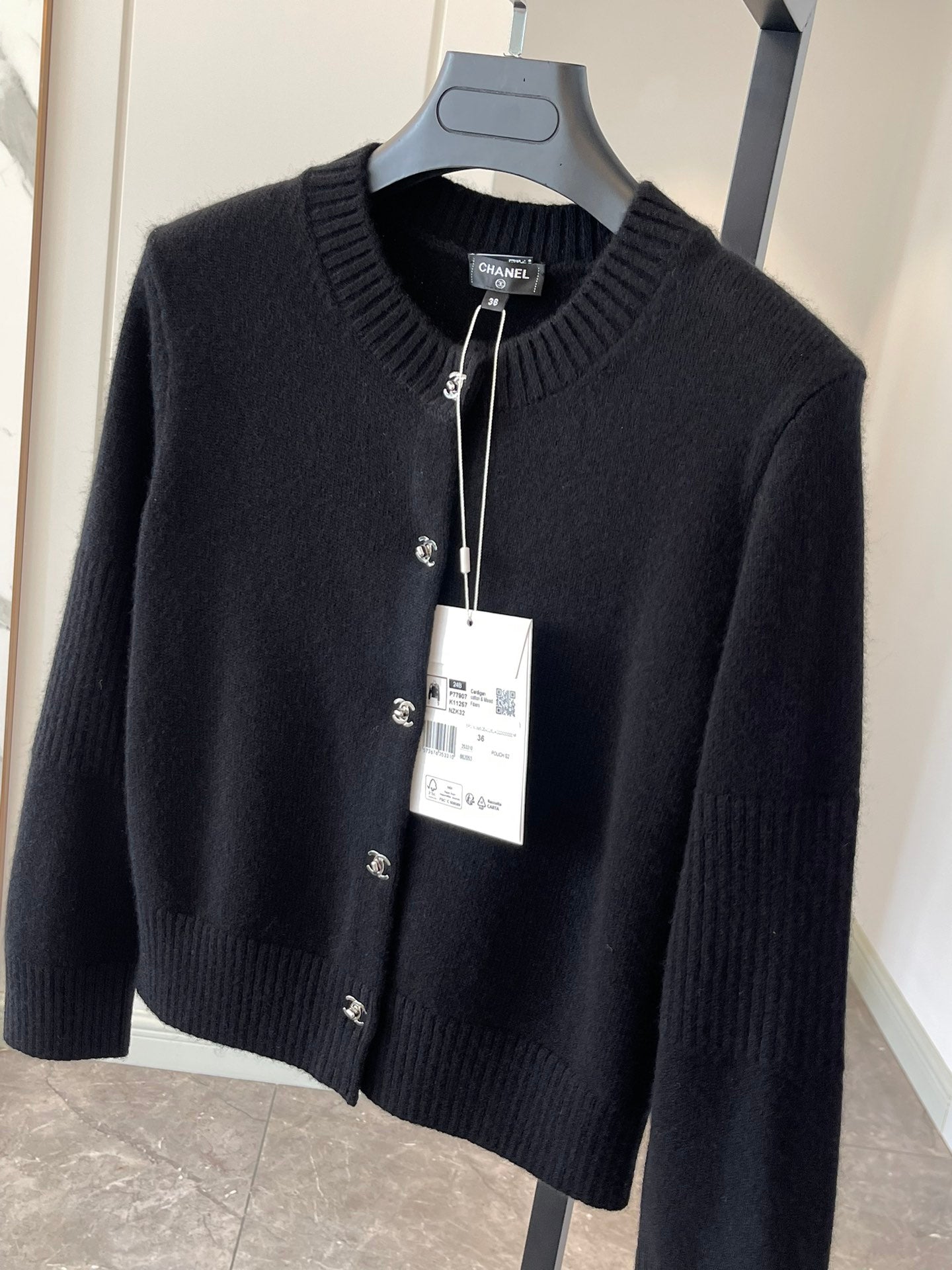 C 24 Kashmir cashmere wrap cardigan