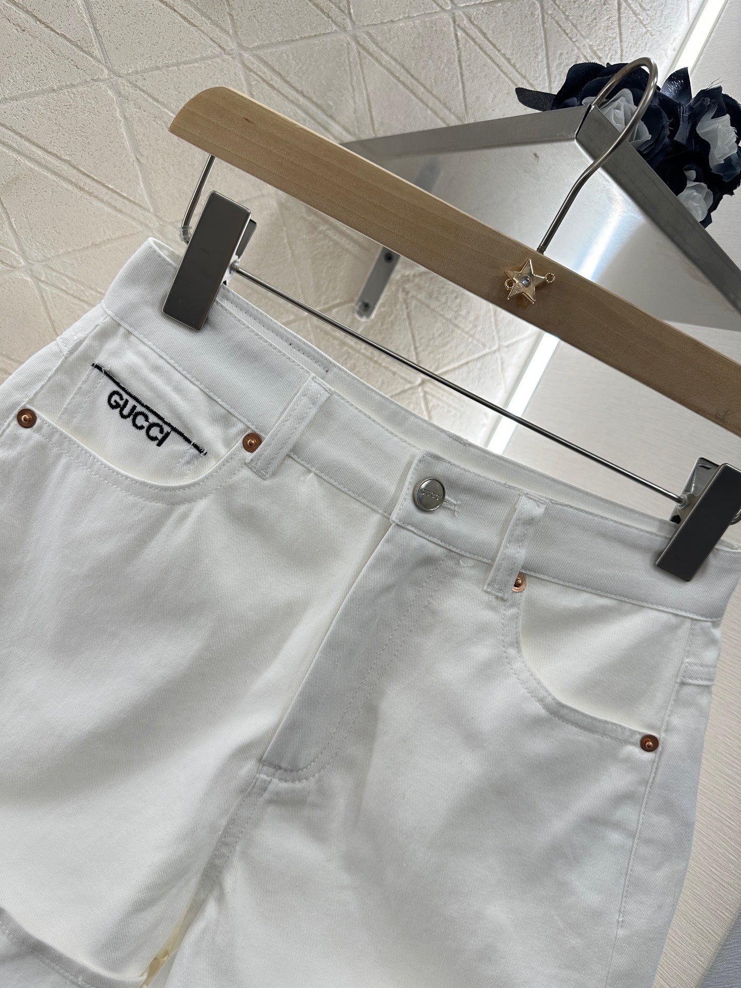 G 2025 Summer New Short Sleeve Jacket Coat Shorts Set
