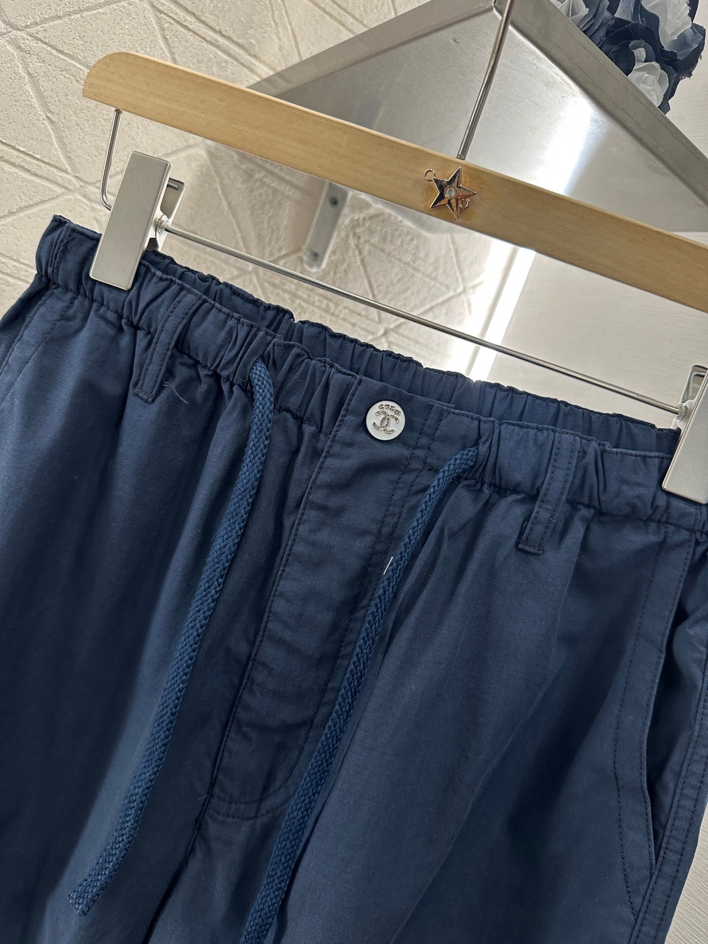 C 2025 Summer New Arrivals Wide Leg Drawstring Trousers