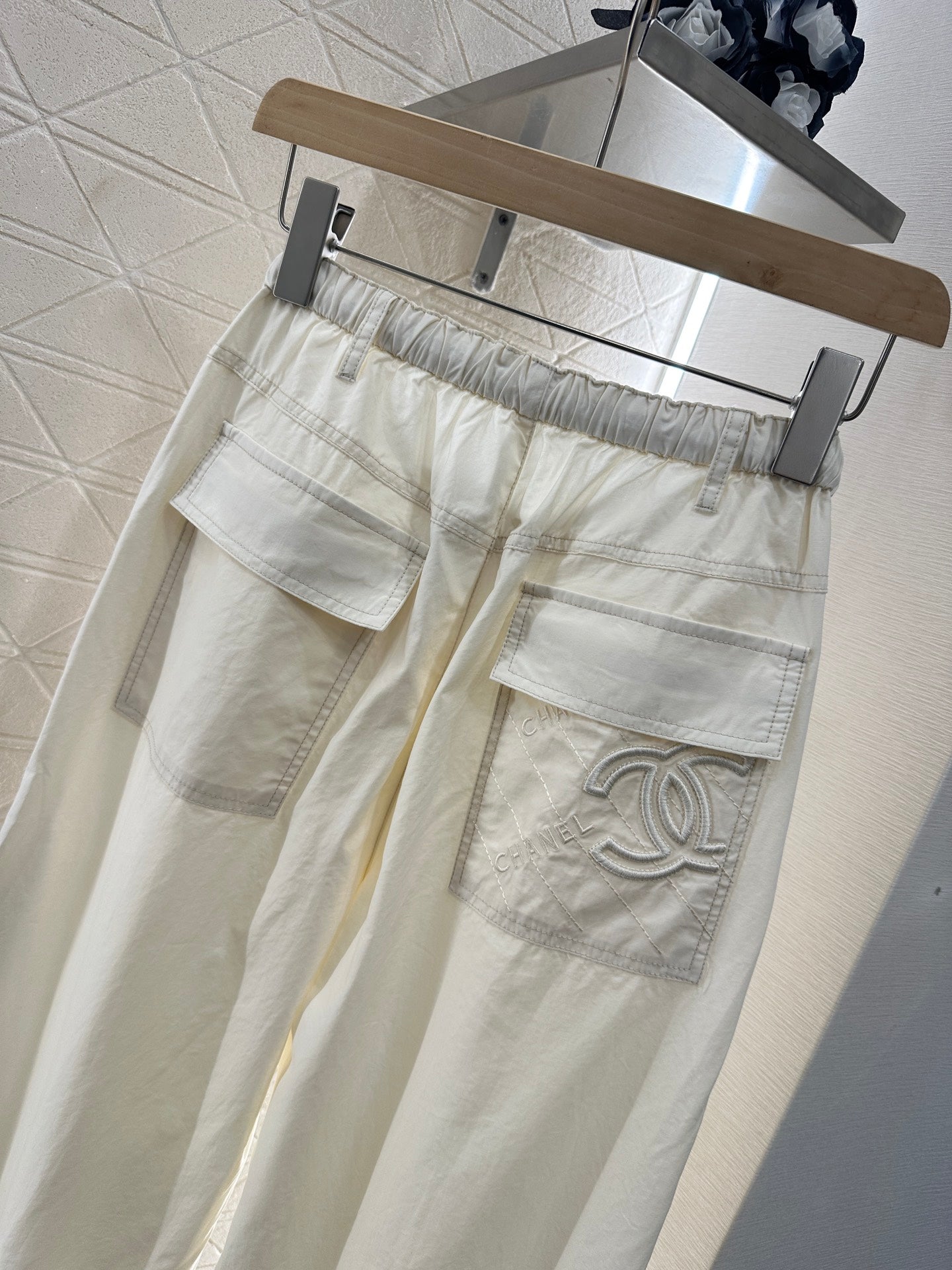 C 2025 Summer New Arrivals Wide Leg Drawstring Trousers