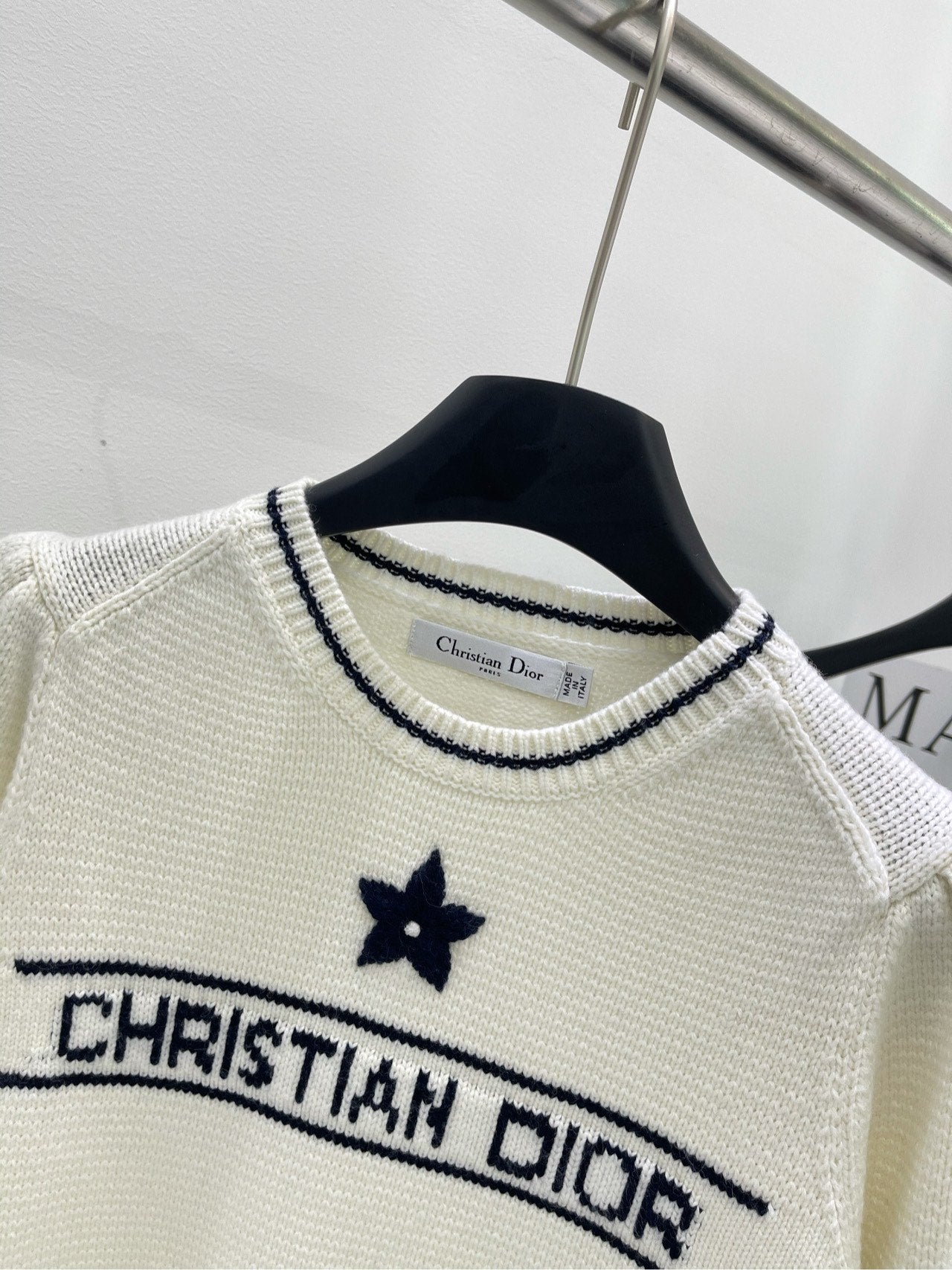 D 25 Star knitted short-sleeved top