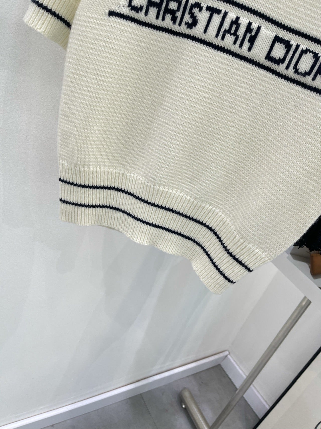 D 25 Star knitted short-sleeved top