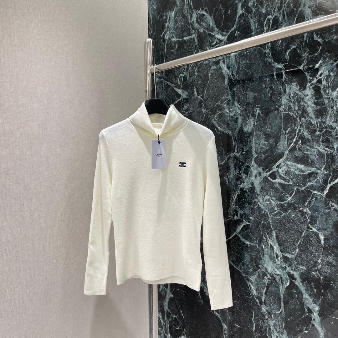 CE 25 Early Fall New High Neck Knit Long Sleeves