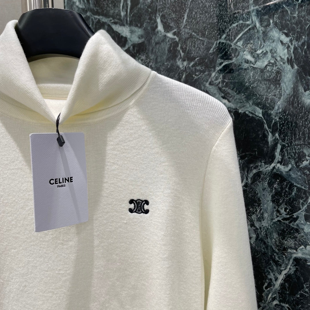 CE 25 Early Fall New High Neck Knit Long Sleeves