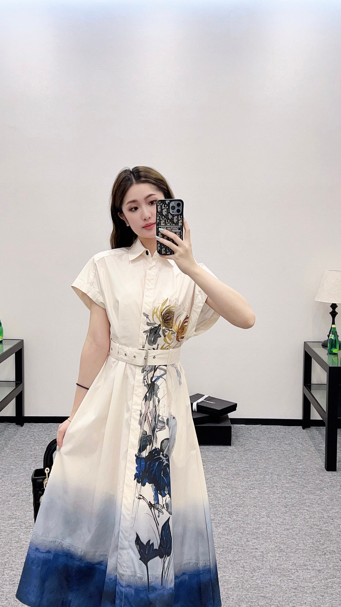 2025 Herbst Neues Gürtelkleid