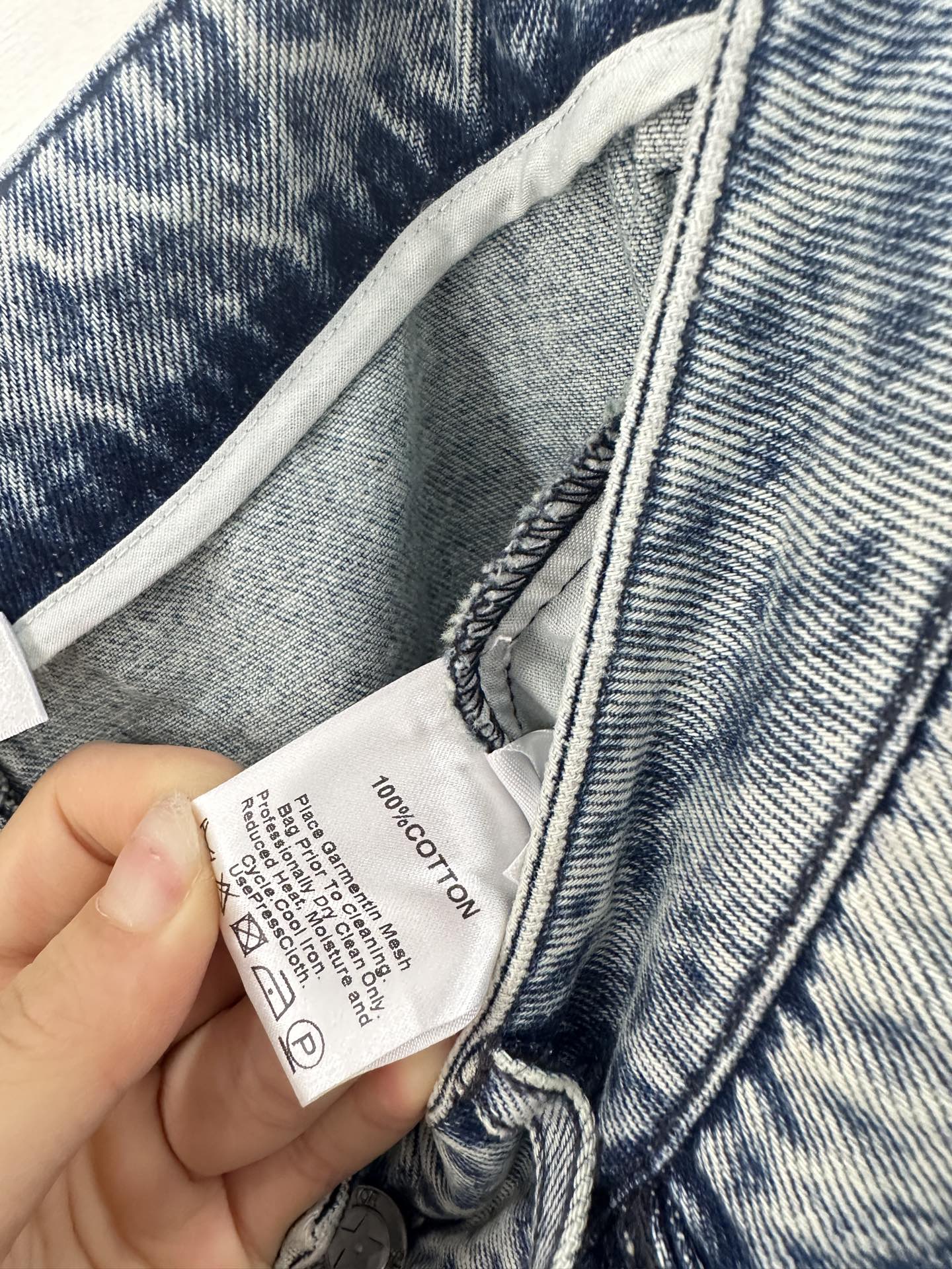 2025 Autumn New Ripped loose-fitting Machete jeans