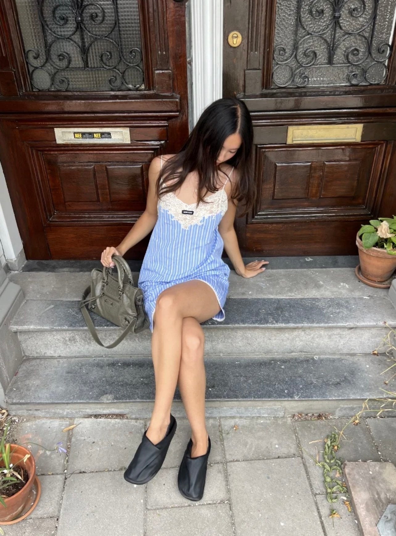 M 25 Early Fall New Lace Suspender Dress