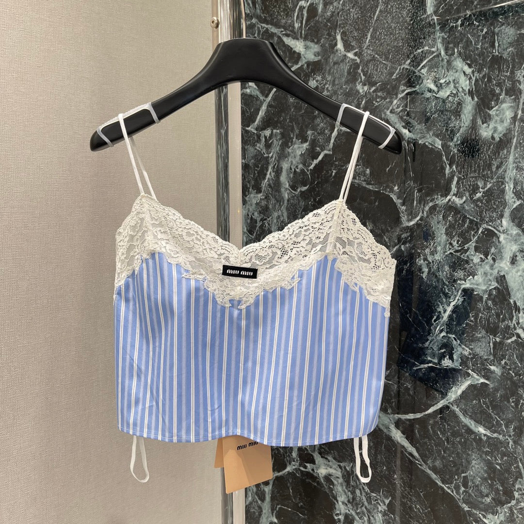 M 25 Early Fall New Lace Tank Top