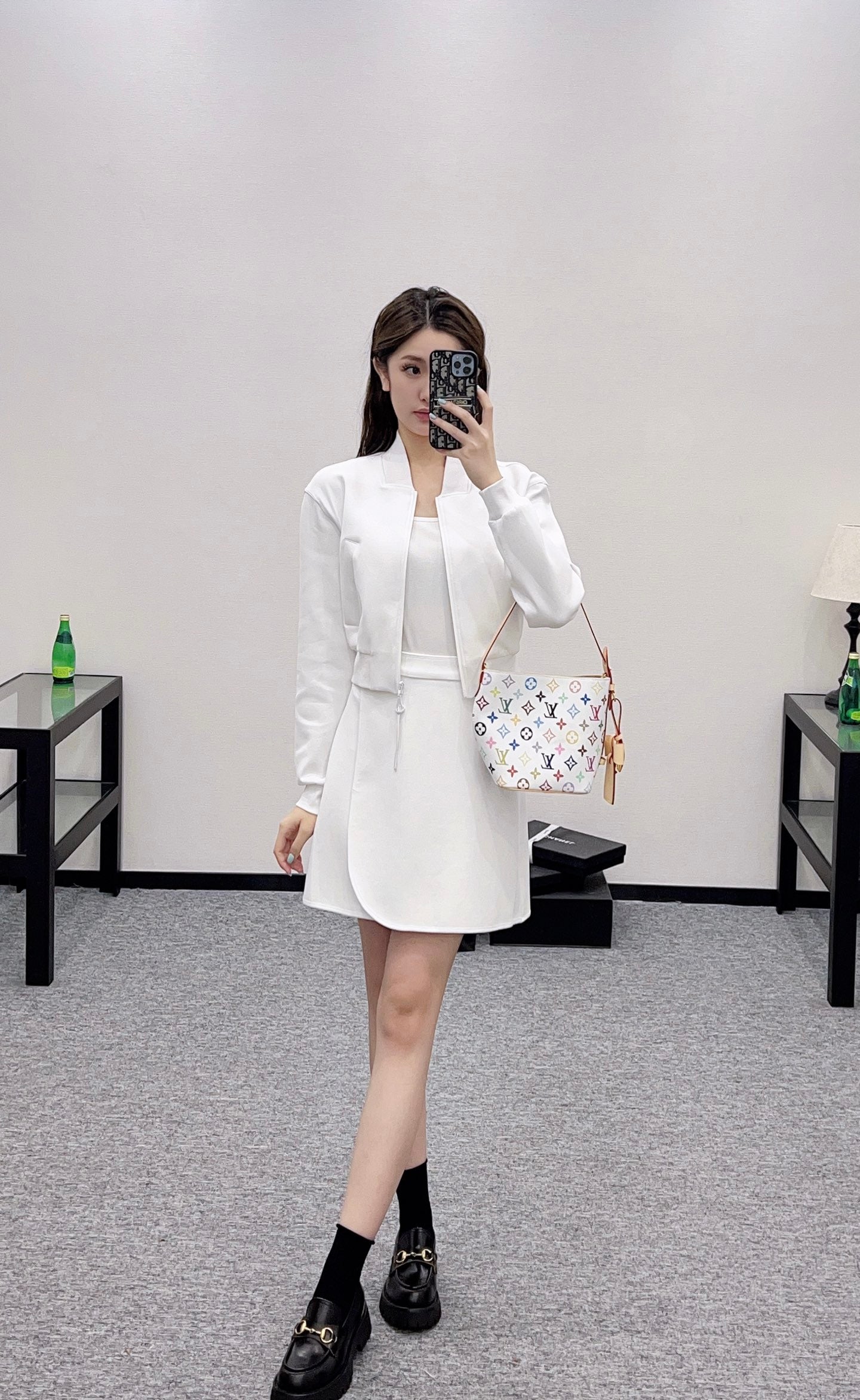 2025 Autumn New Short Jacket Coat Skirt Suit