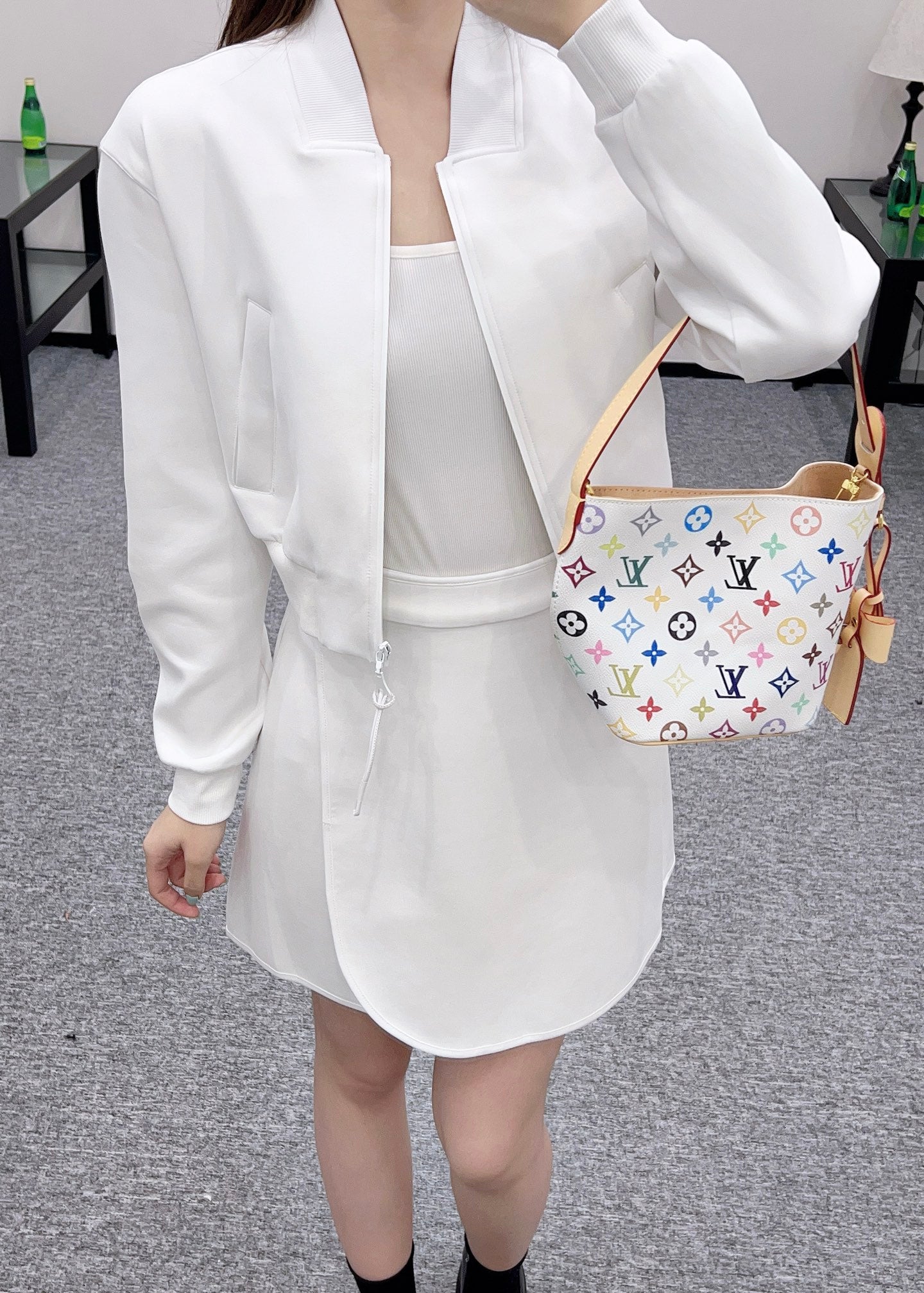 2025 Autumn New Short Jacket Coat Skirt Suit