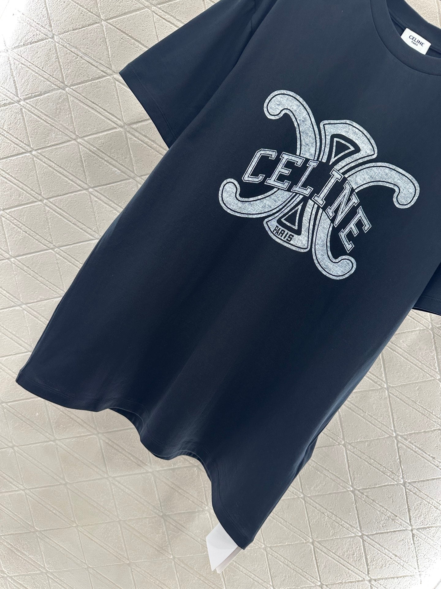 2025 Autumn New Round Neck Letter Print Tee