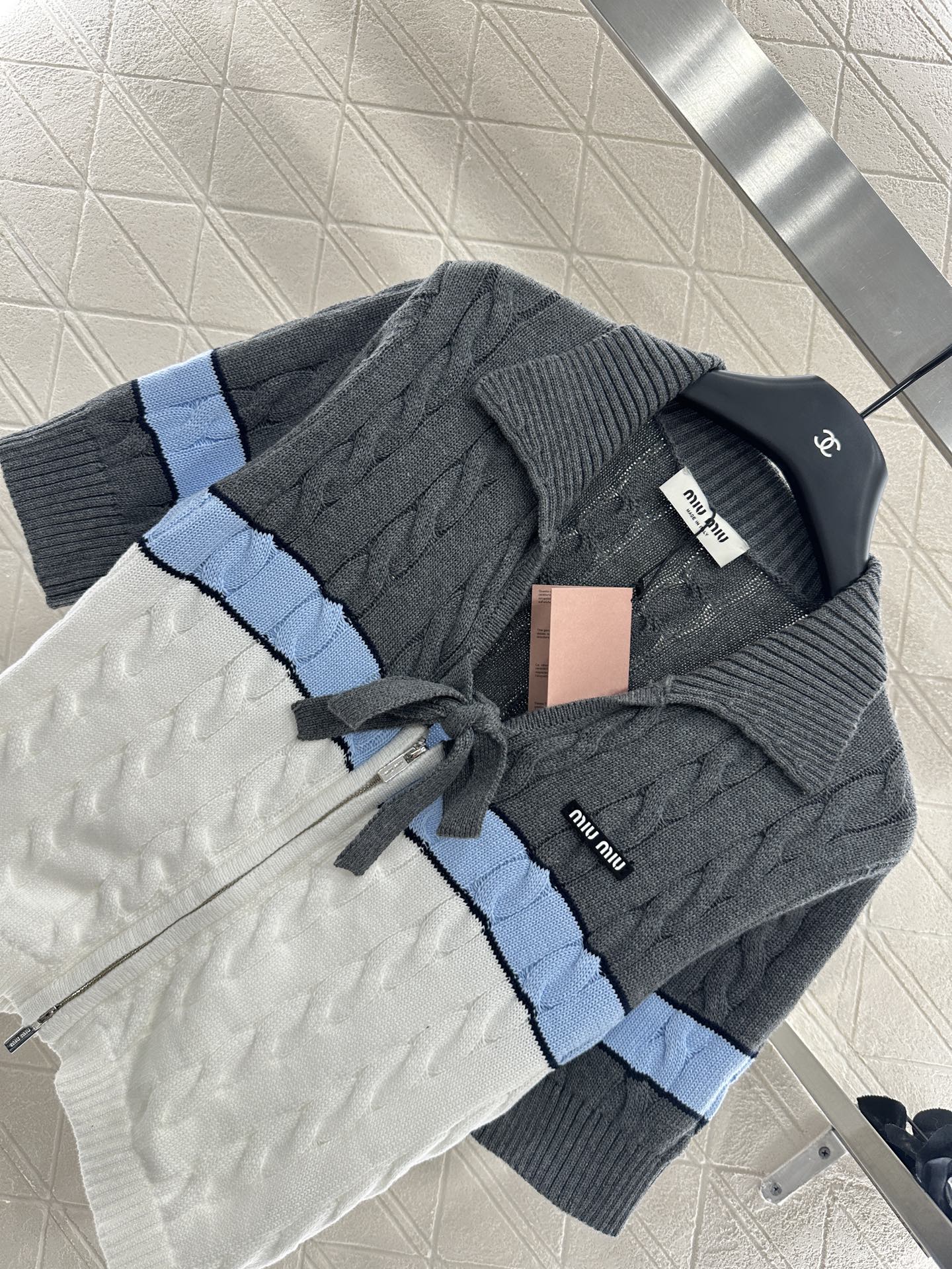 2025 Autumn New Arrivals Zippered Cardigan Knitted Short Sleeves