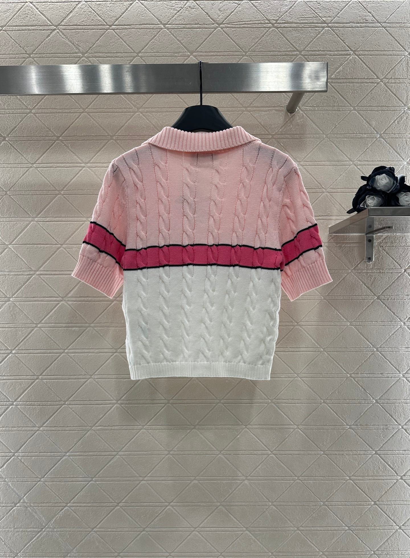 2025 Autumn New Arrivals Zippered Cardigan Knitted Short Sleeves