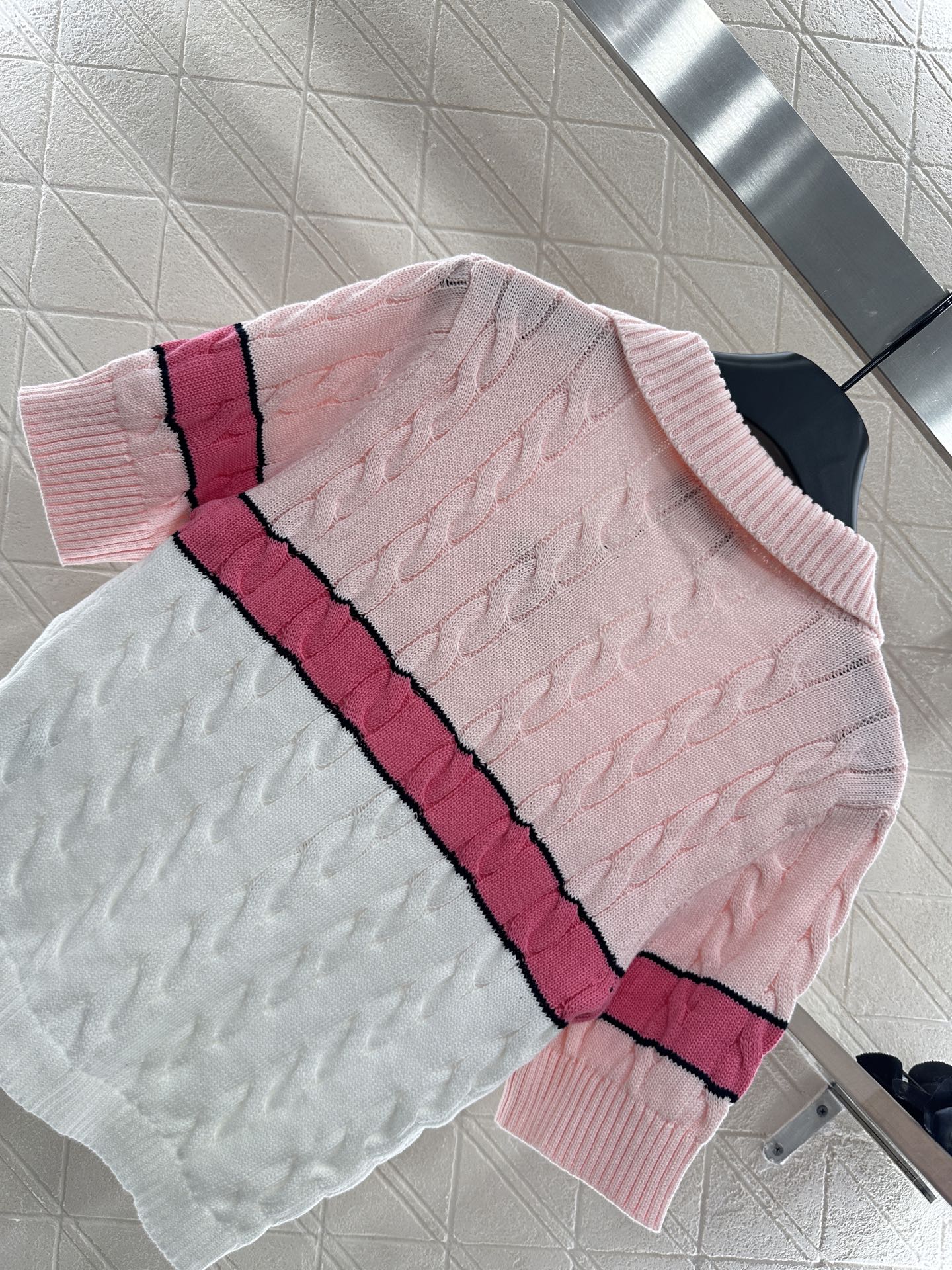 2025 Autumn New Arrivals Zippered Cardigan Knitted Short Sleeves