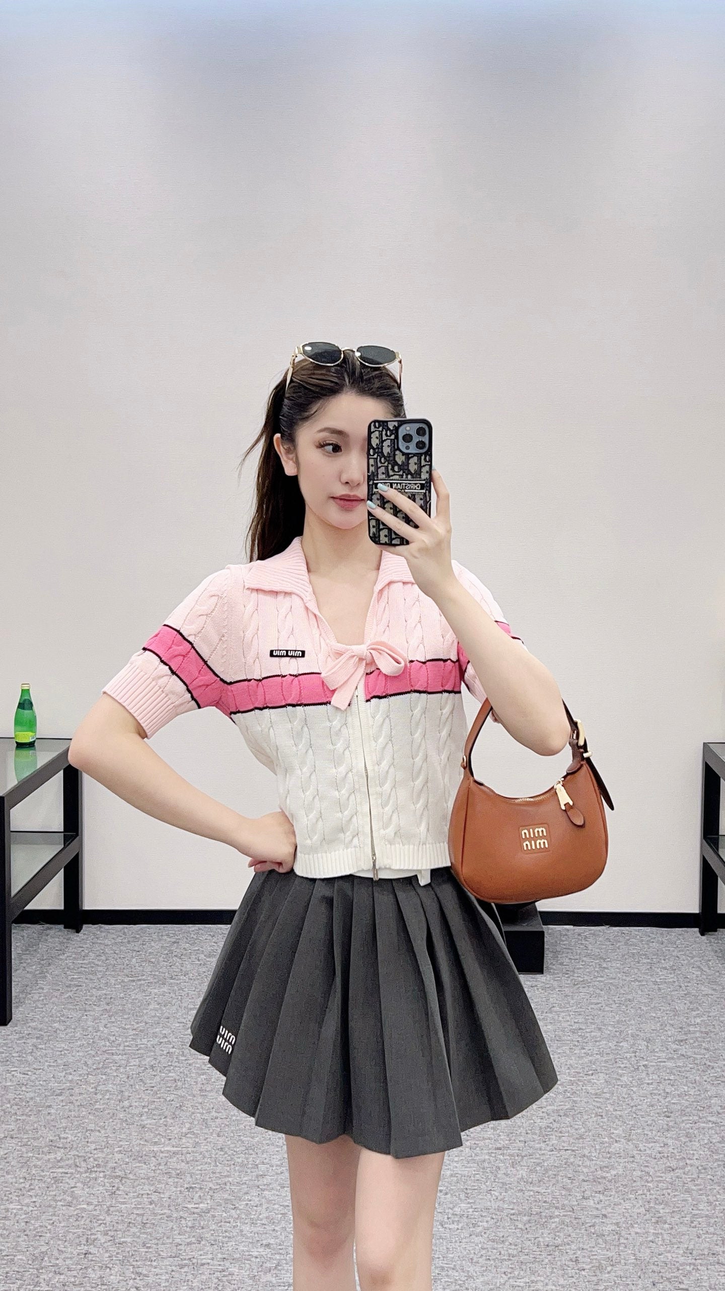 2025 Autumn New Arrivals Zippered Cardigan Knitted Short Sleeves