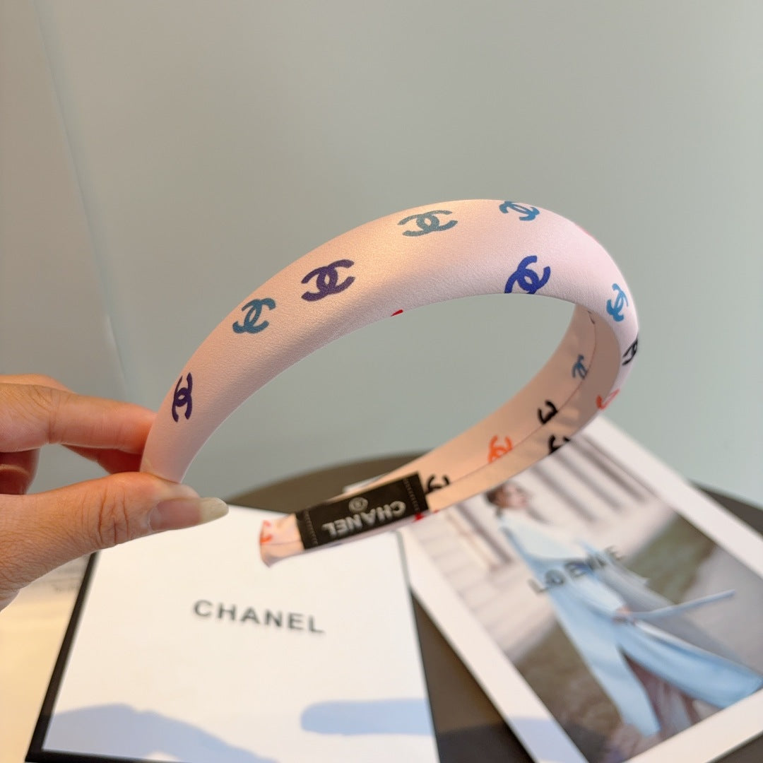 25 Summer new exquisite sponge color headband