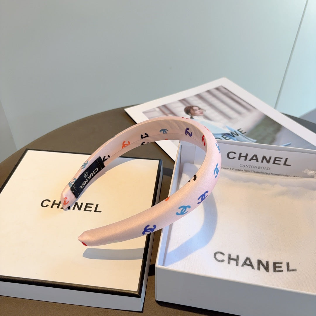 25 Summer new exquisite sponge color headband
