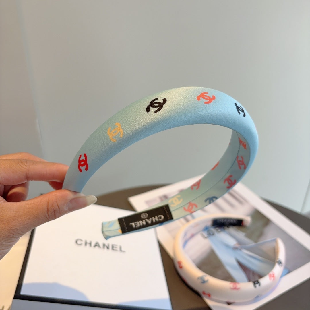25 Summer new exquisite sponge color headband
