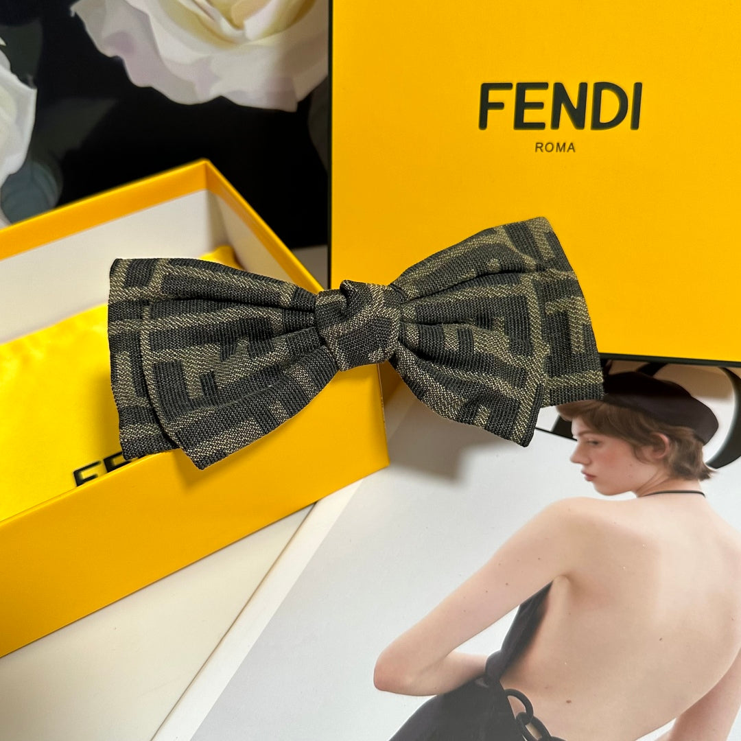 25 Summer New Letter Printed Bow Hairpin