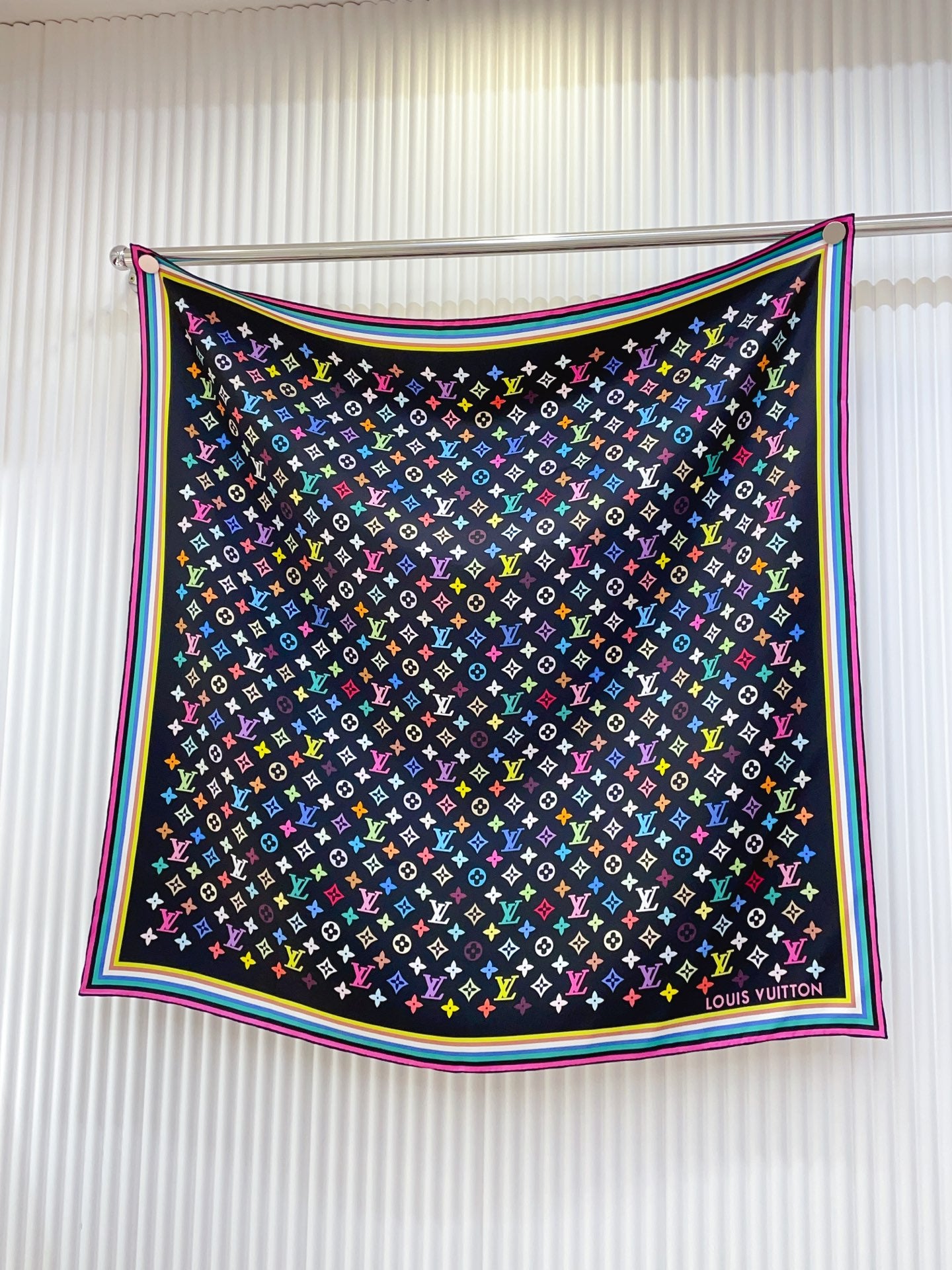 25 Sommer neuer quadratischer Schal aus Twill-Seide