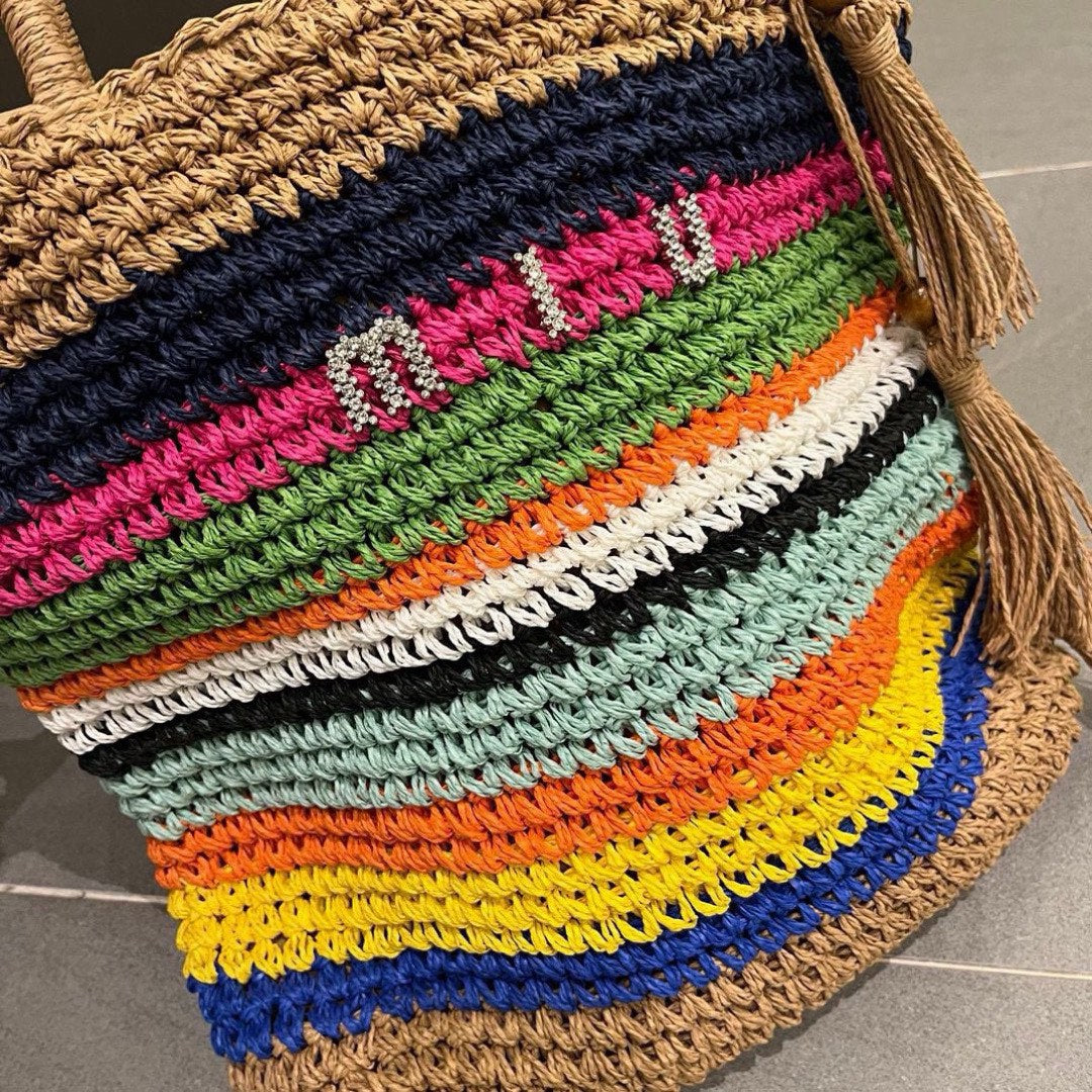 New straw bag