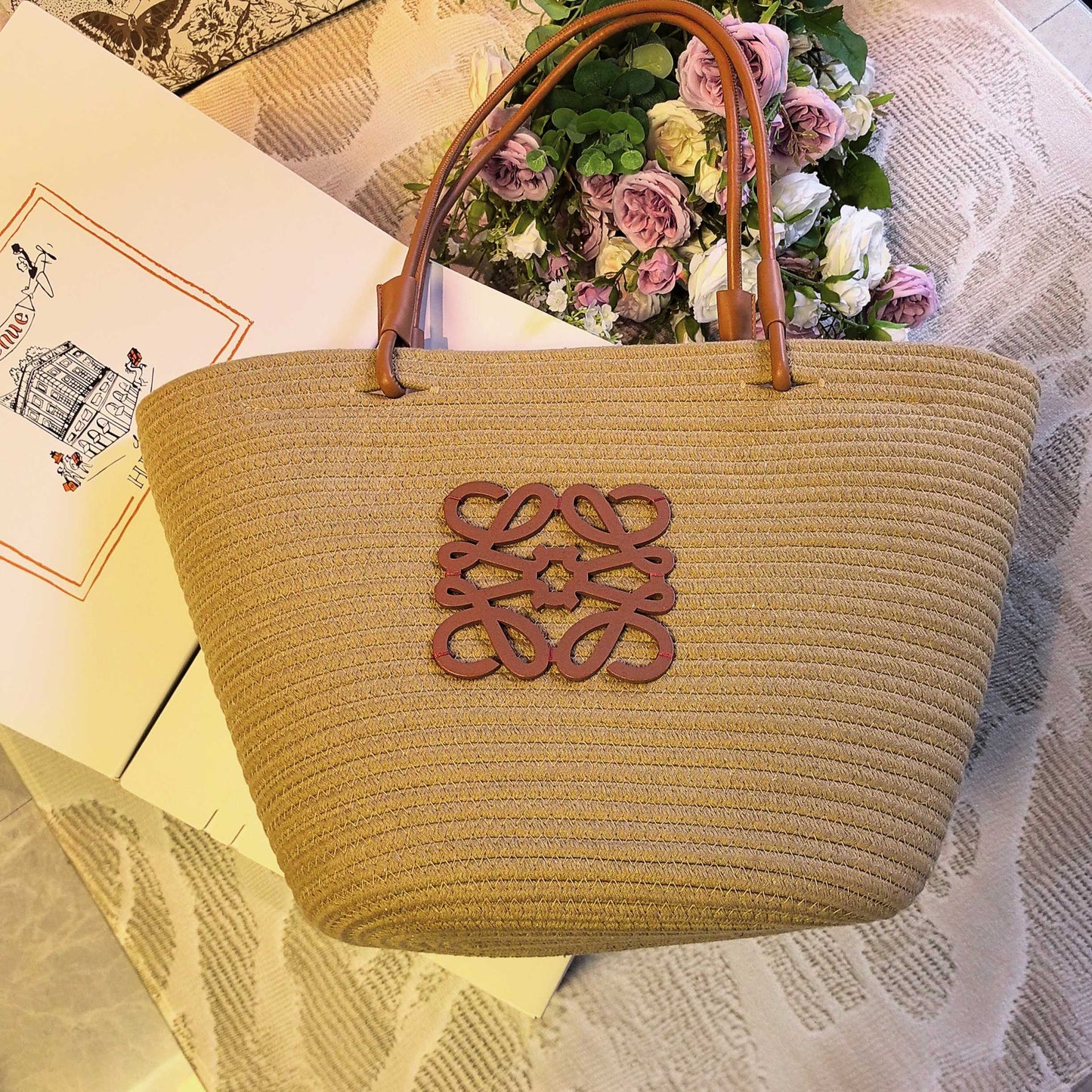New Dopamine Multi-color Straw Bag