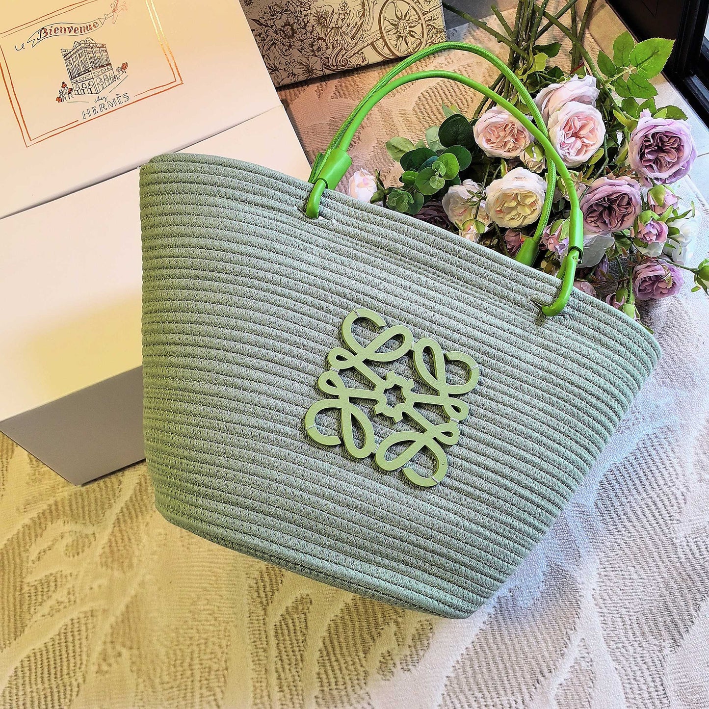 New Dopamine Multi-color Straw Bag