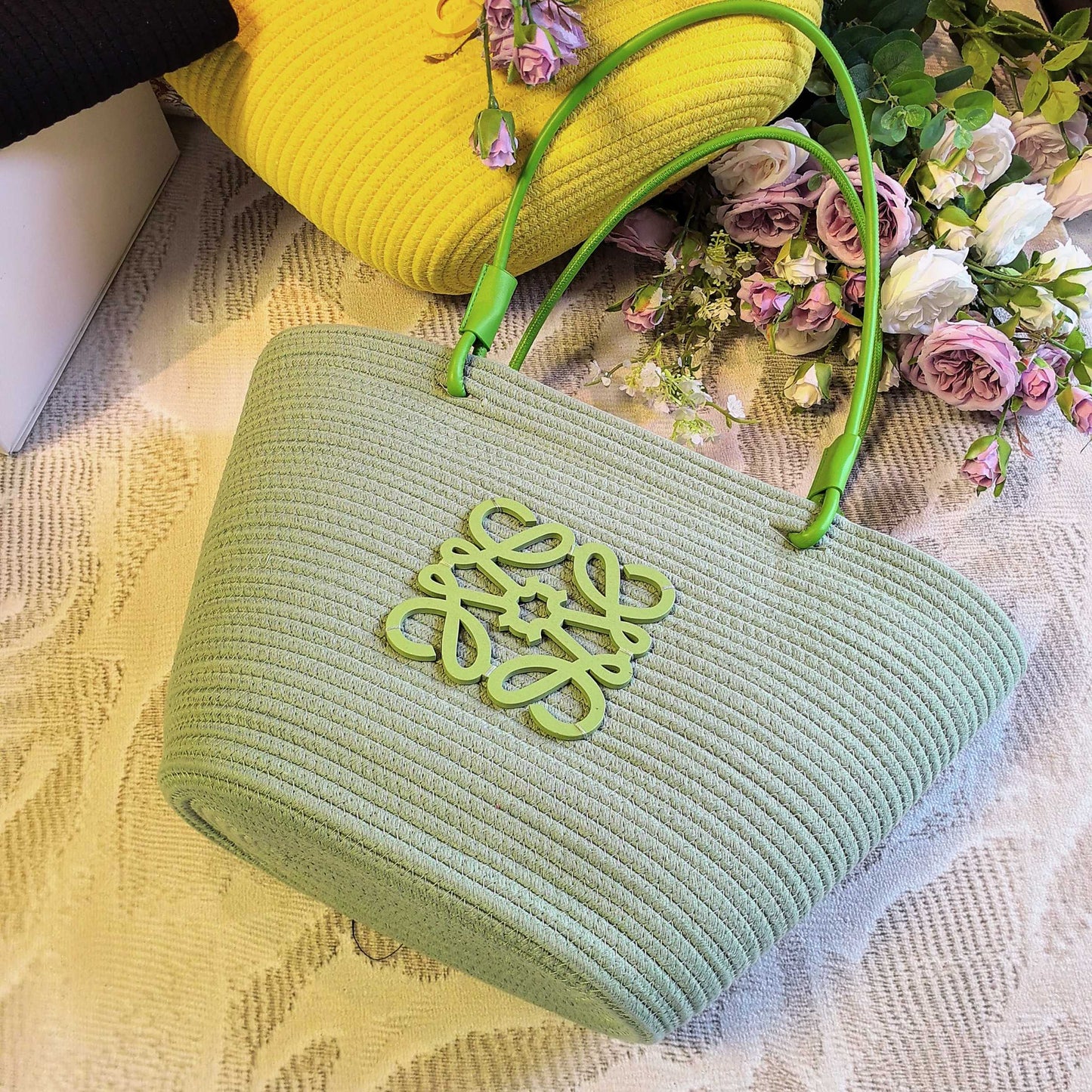 New Dopamine Multi-color Straw Bag