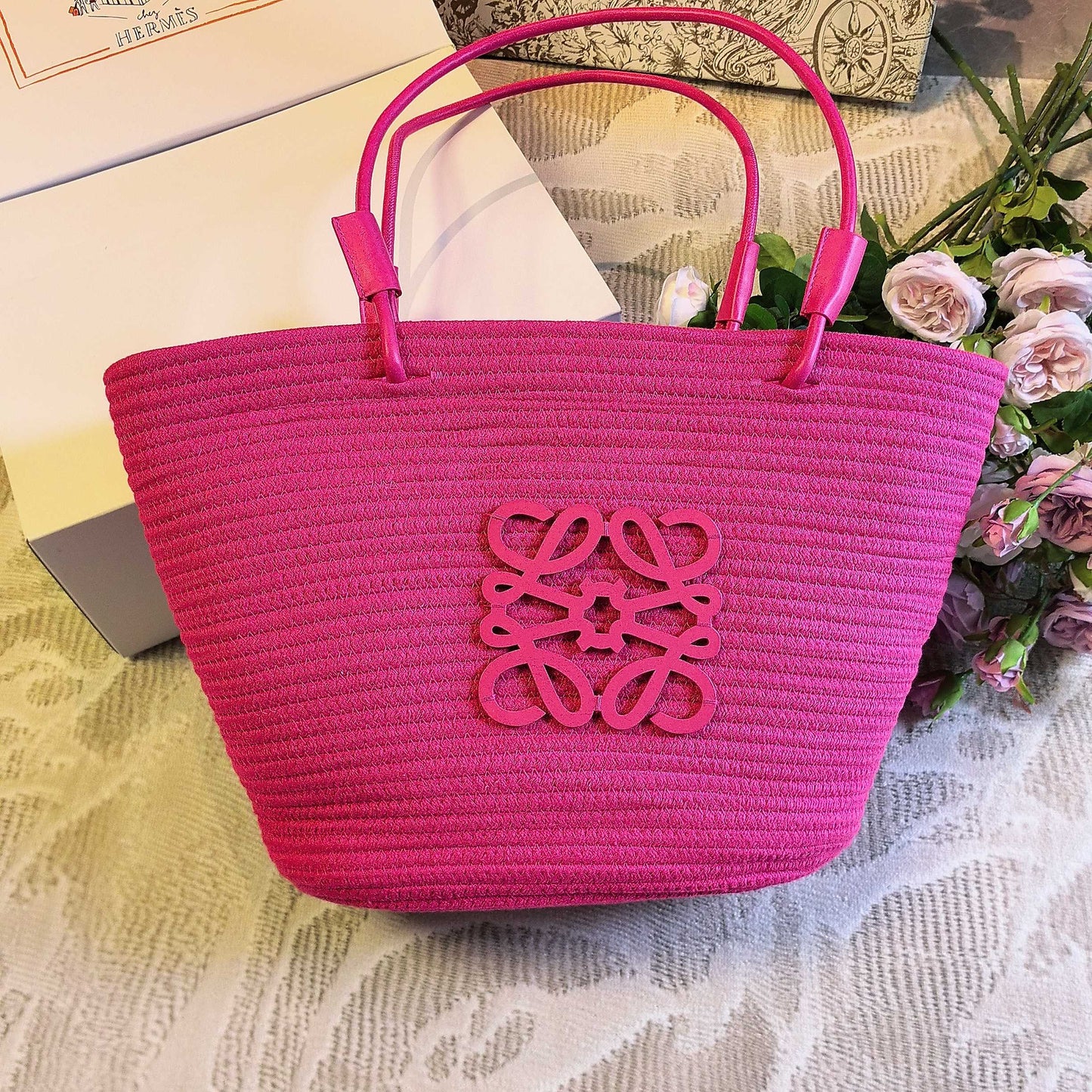 New Dopamine Multi-color Straw Bag