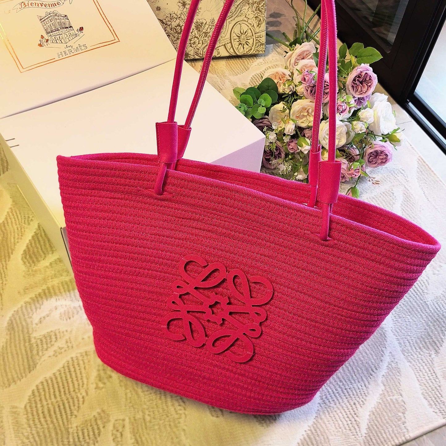 New Dopamine Multi-color Straw Bag
