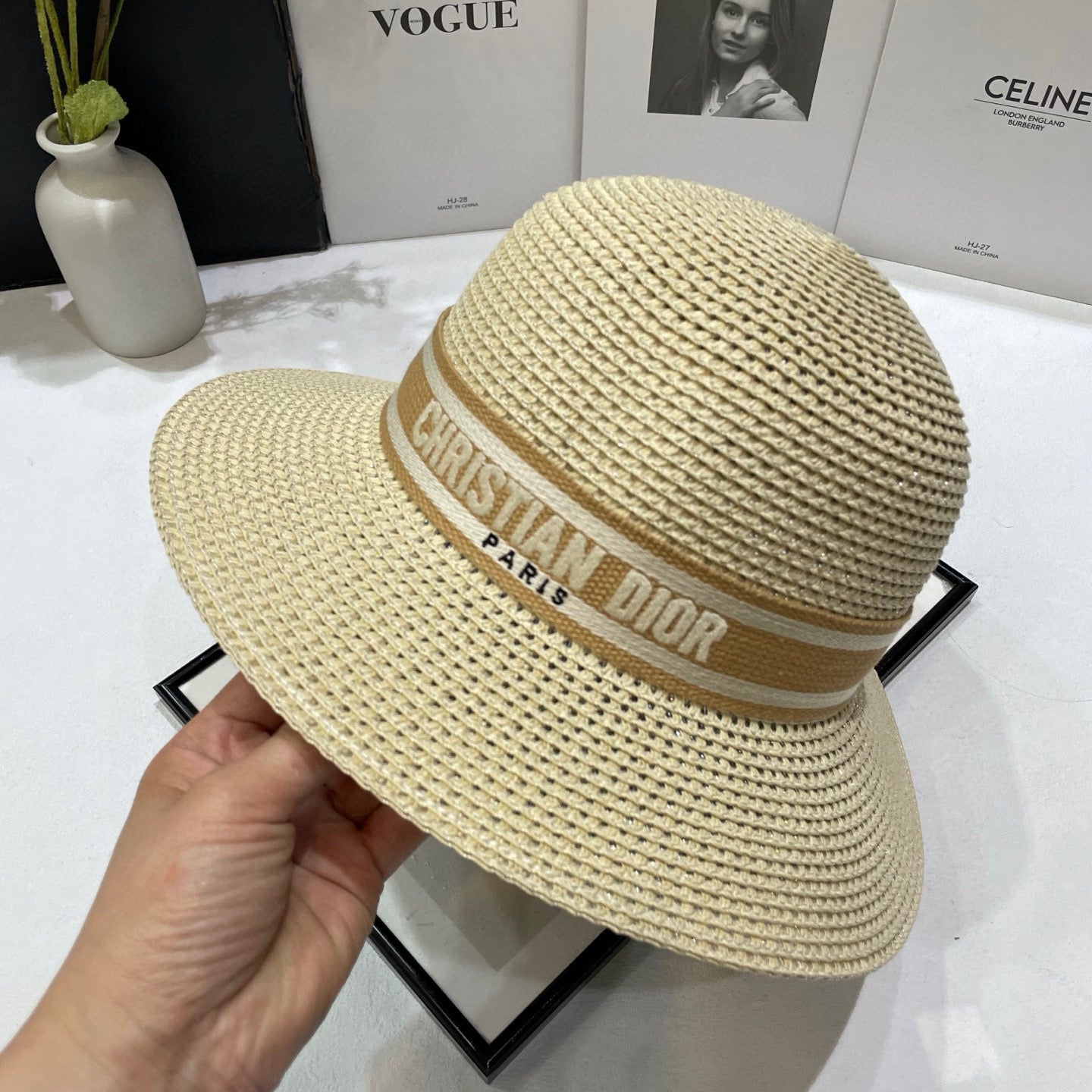 2025 new hollow woven hat