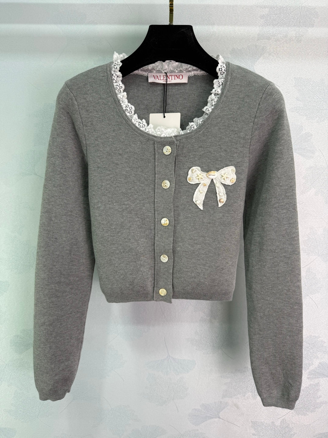 25 Early Autumn New Bow Knitted Cardigan