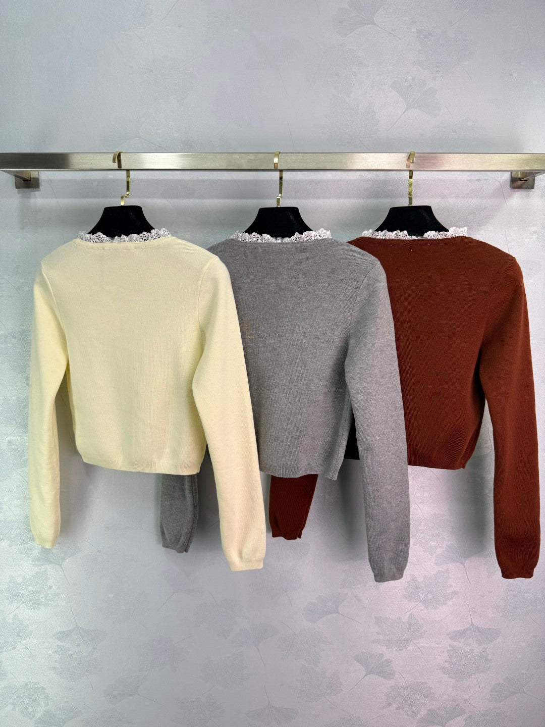 25 Early Autumn New Bow Knitted Cardigan