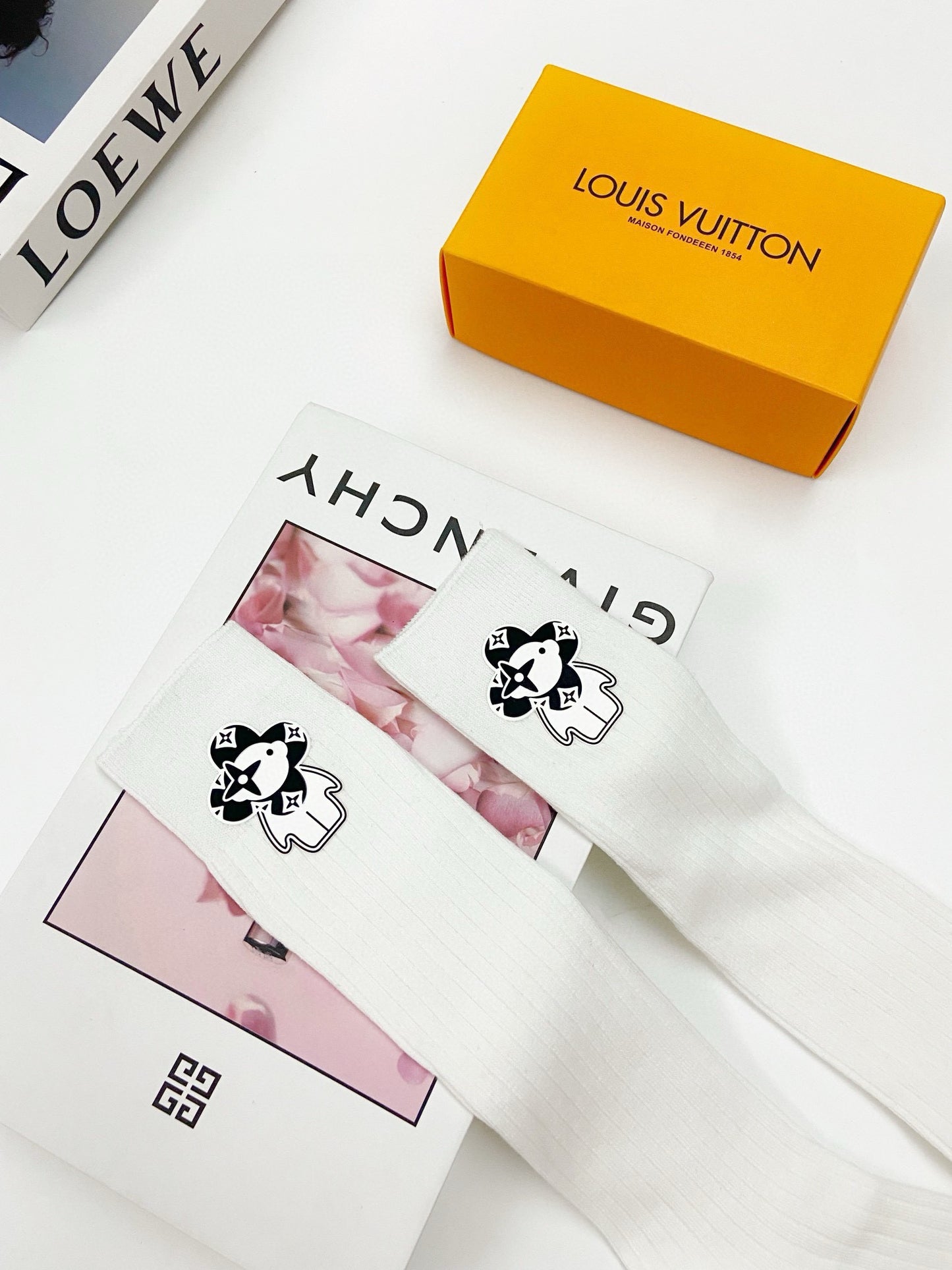 Classic logo cotton socks