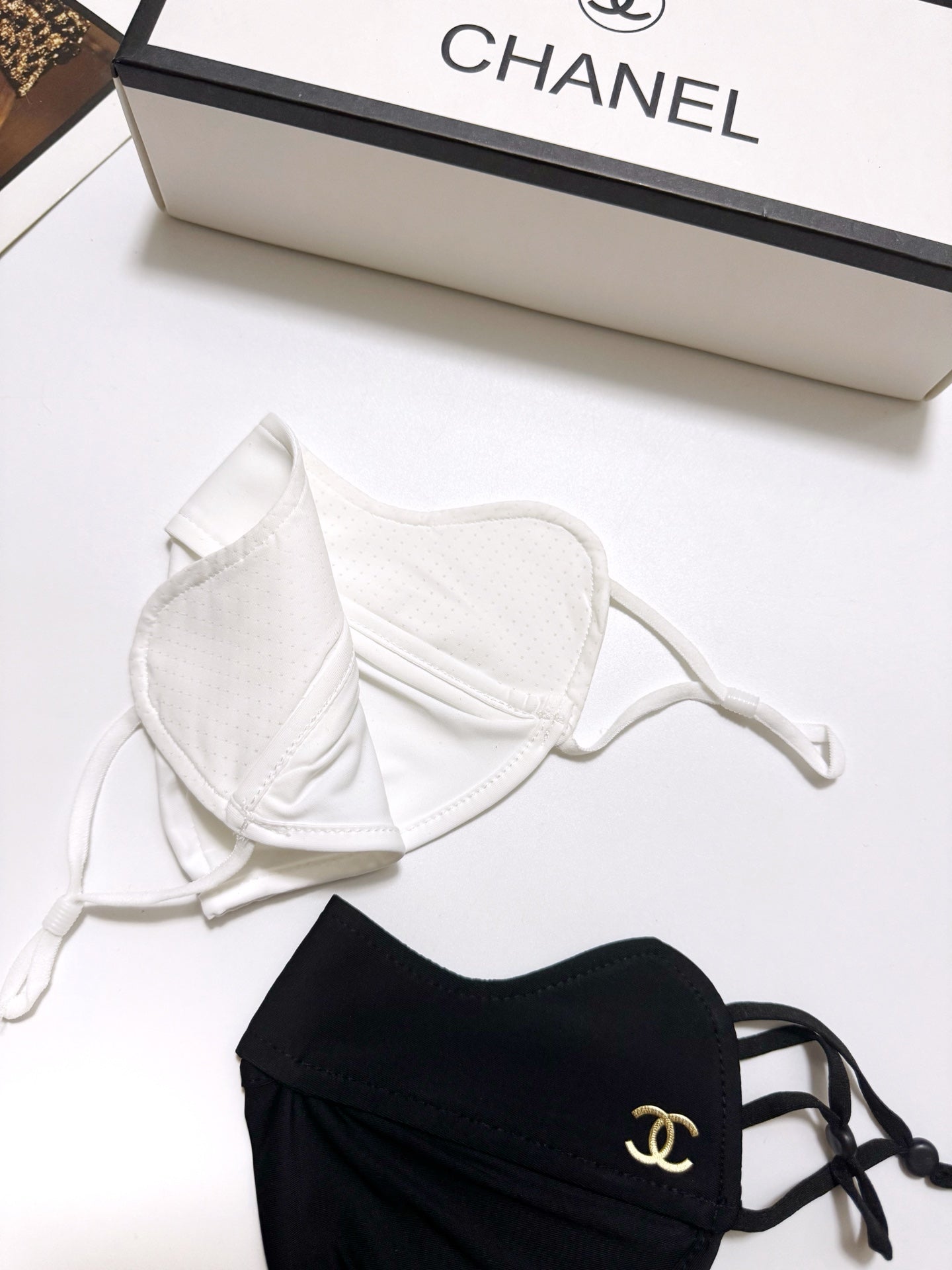 Classic letter logo ice silk sunscreen mask