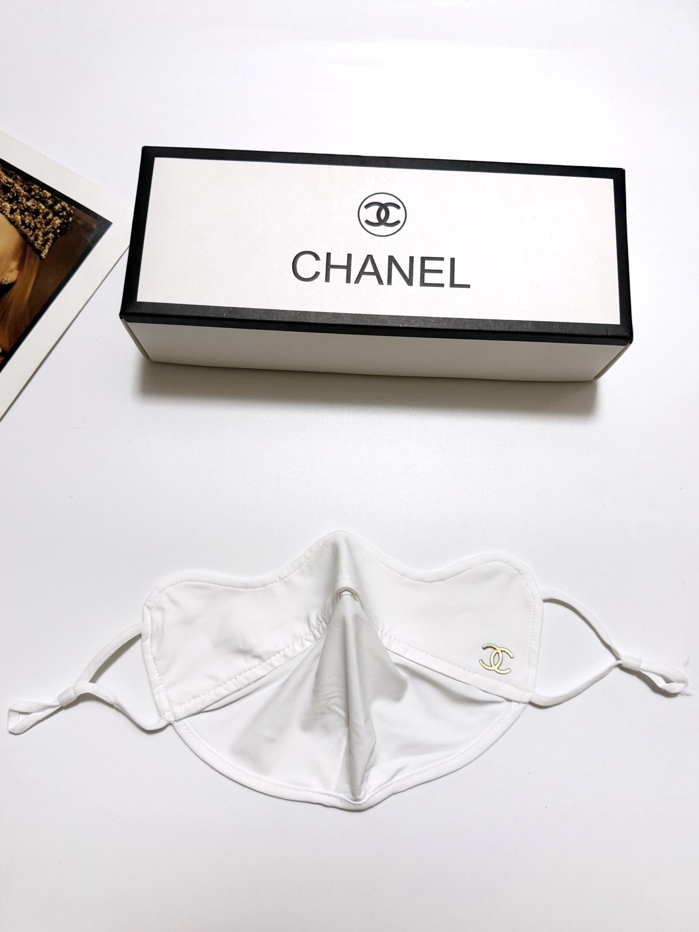 Classic letter logo ice silk sunscreen mask