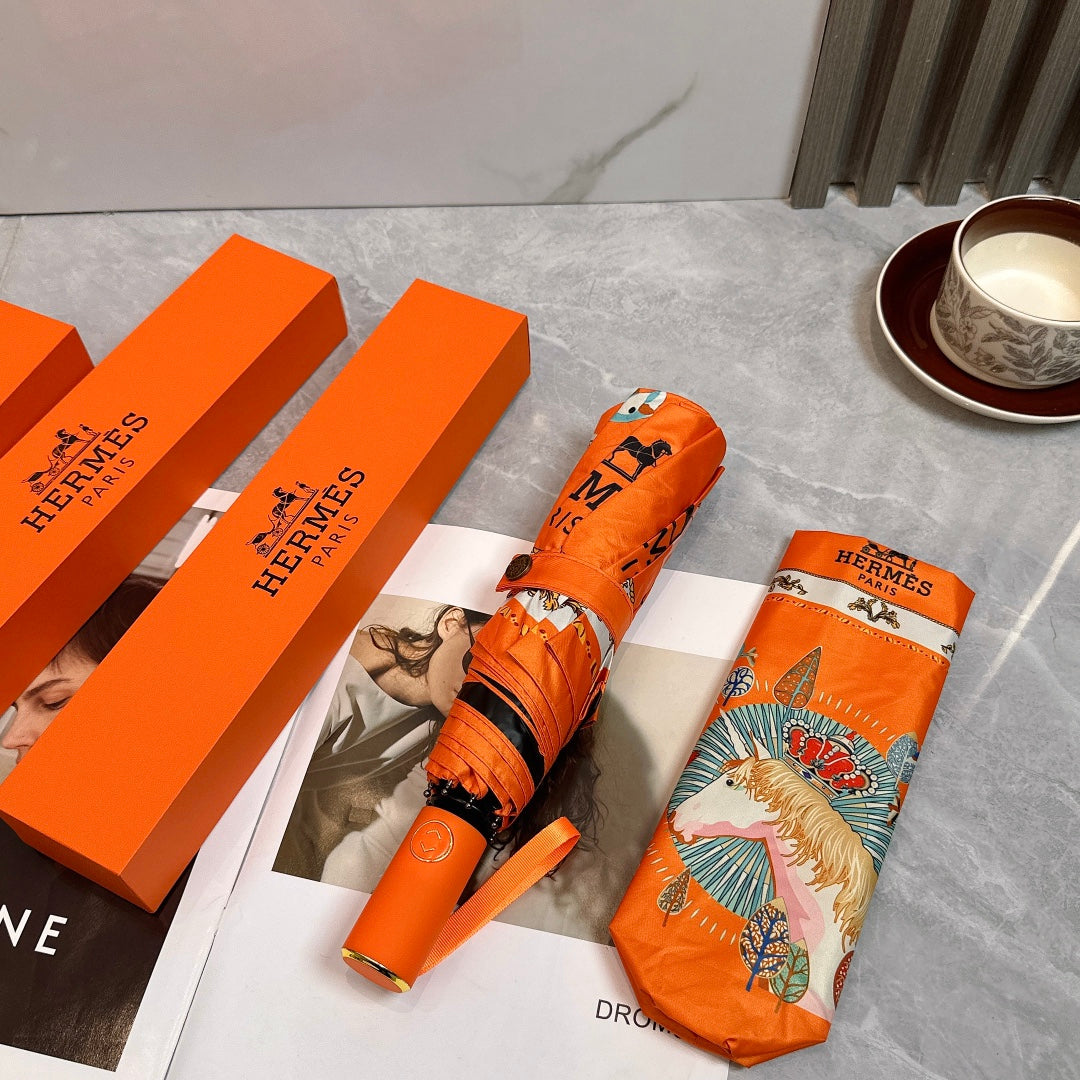 New summer style fully automatic folding umbrella