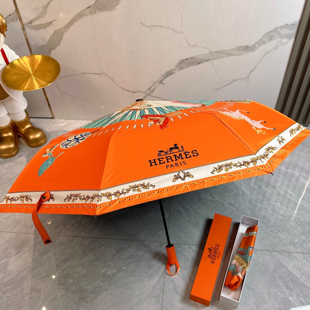 New summer style fully automatic folding umbrella